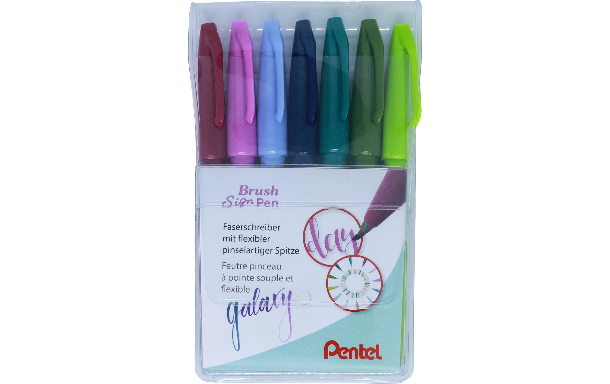 Pentel Filzstifte Galaxy, 7 Farben