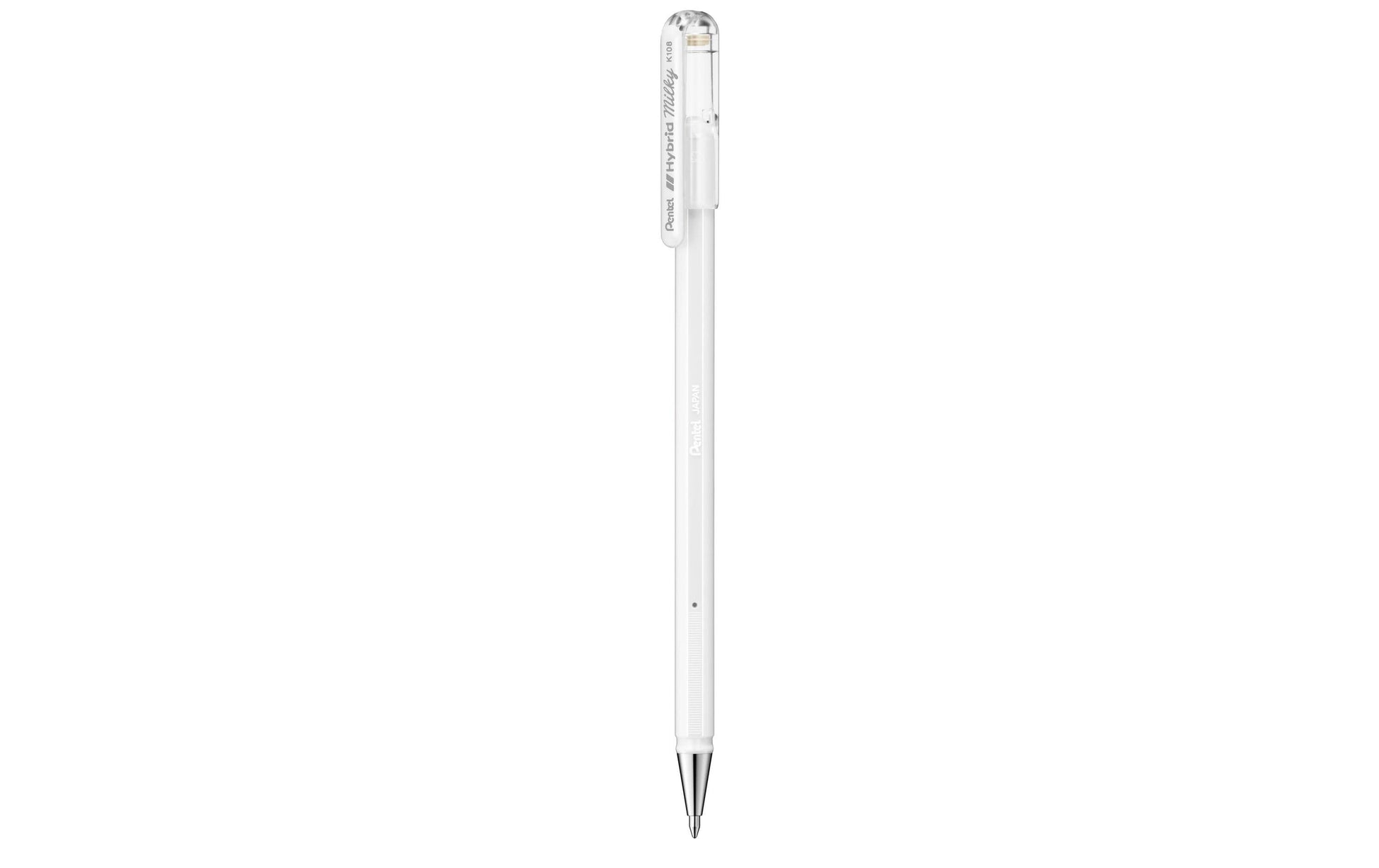 Pentel Gelschreiber – Weiss, 0,4 mm, für dunkles Papier, Kappe