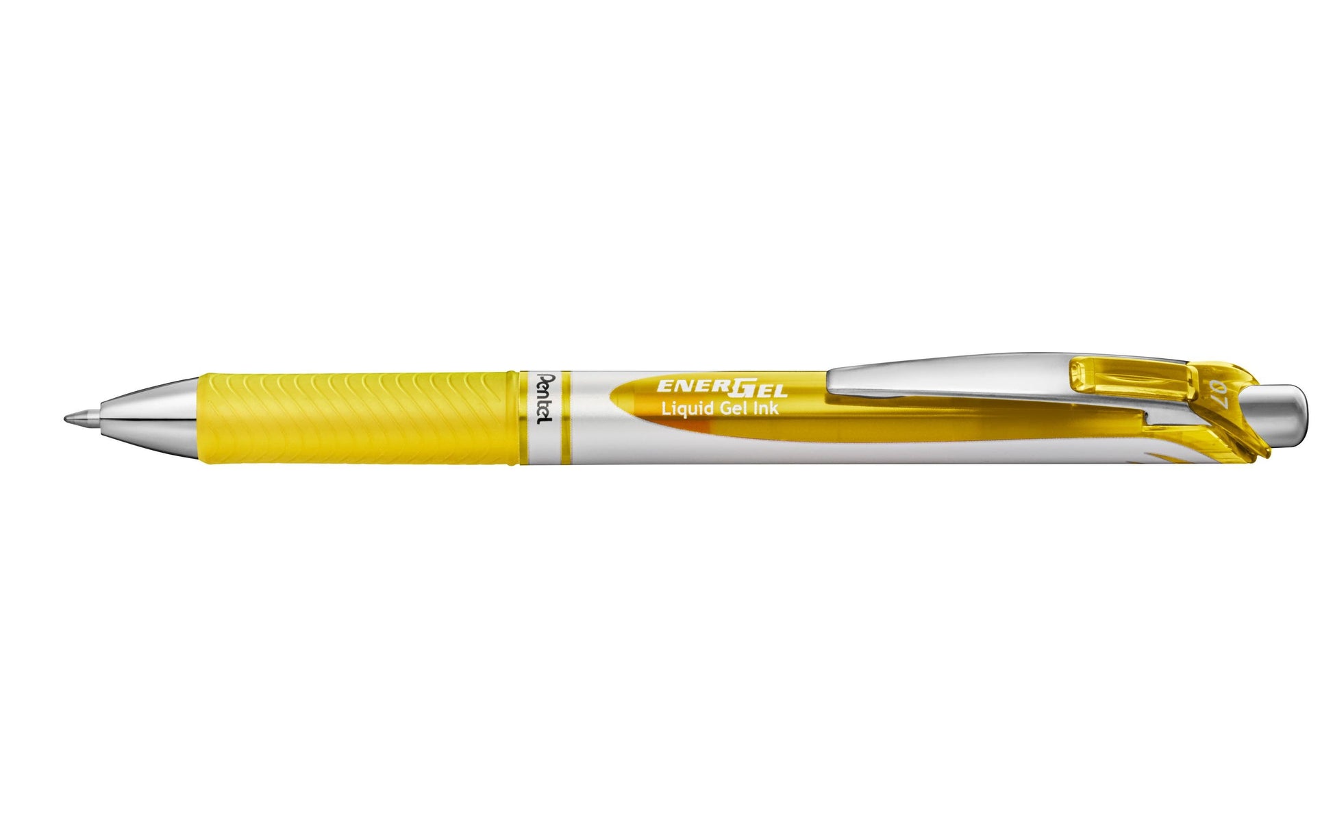 Pentel EnerGel X Gelschreiber – gelb, 0,7 mm, schnelltrocknend, Druck, nachfüllbar