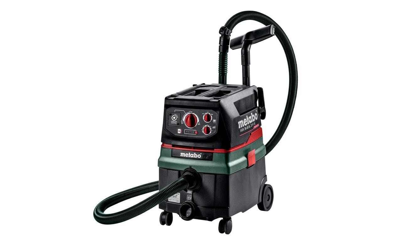 Metabo Absauganlage ASR 36-18 BL 25 M SC – 25 l, Akkubetrieb, Schlauch 4 m, 72 dB(A)