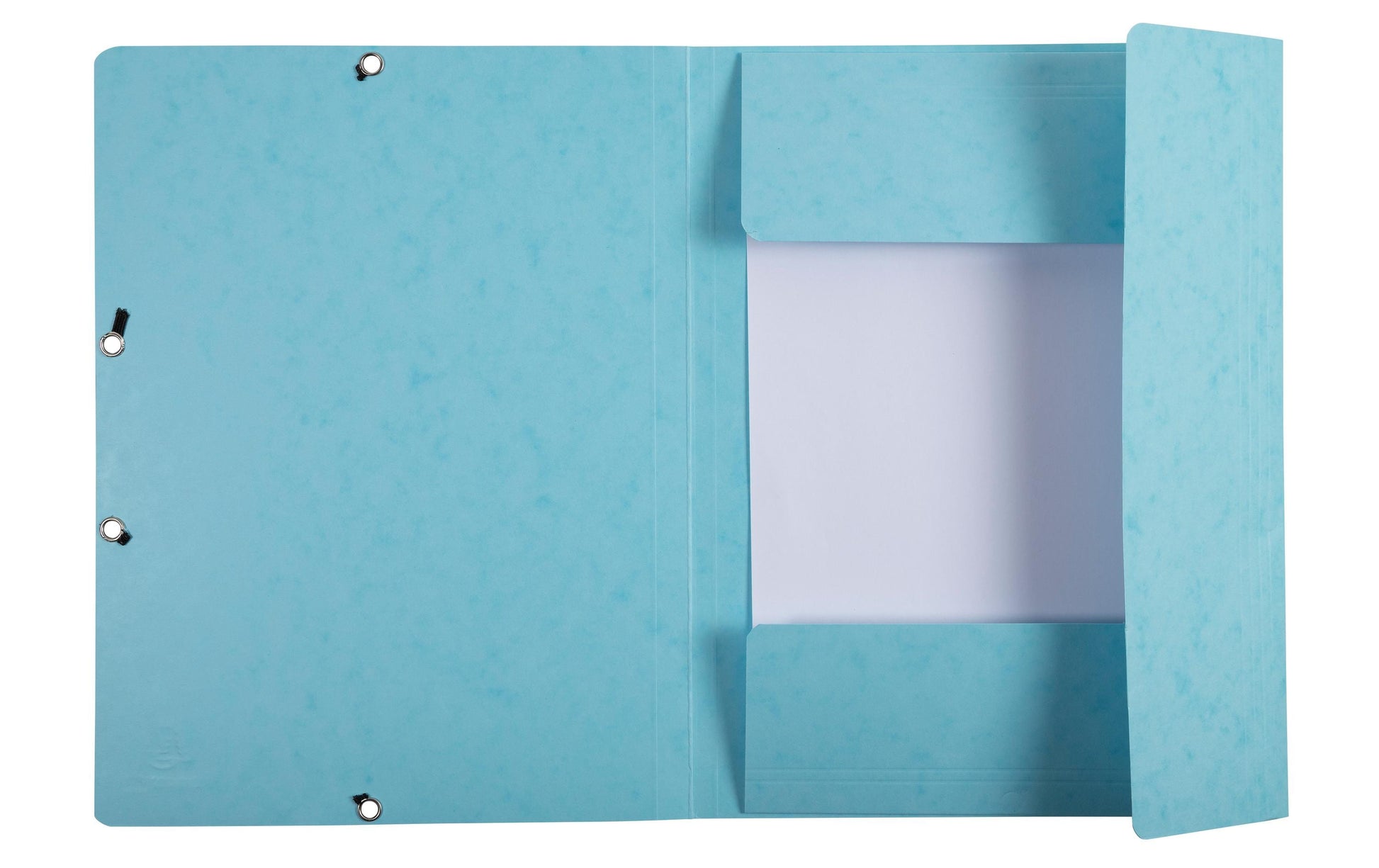 Exacompta Aquarel Gummibandmappe A4 – Karton, Blau, bis 250 Blatt