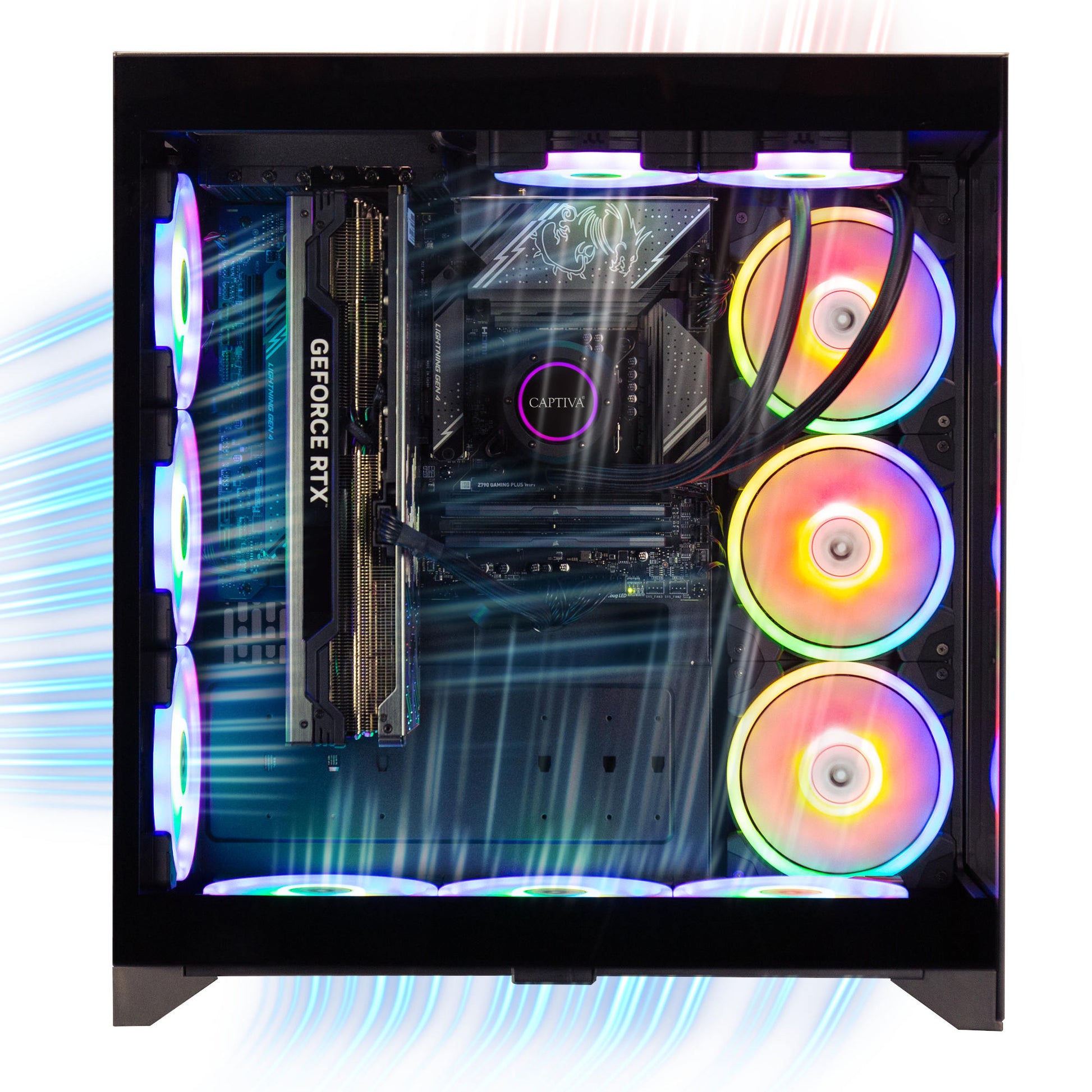 Captiva R90-249 Tower – AMD Ryzen 9 9900X3D, 64 GB RAM, 2 TB SSD, Windows 11 Home