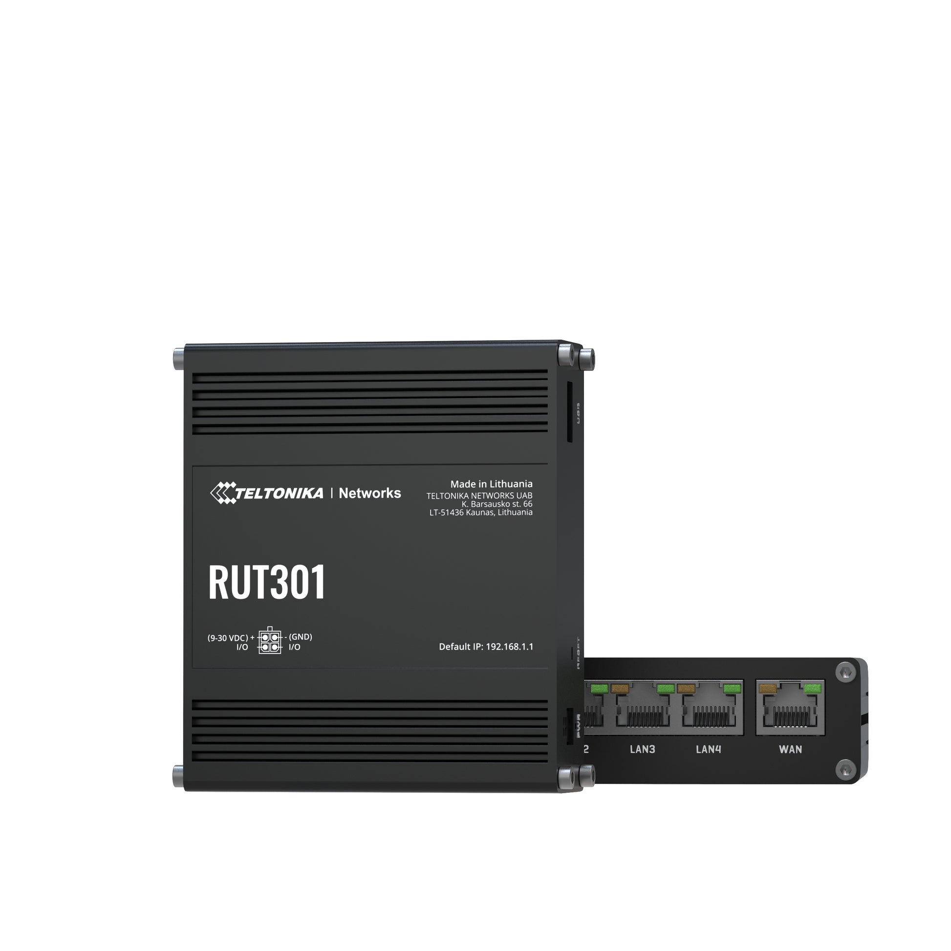 Teltonika RUT301 VPN-Router – Ethernet-WAN, 5× 10/100 Mbit/s, 1× USB 2.0