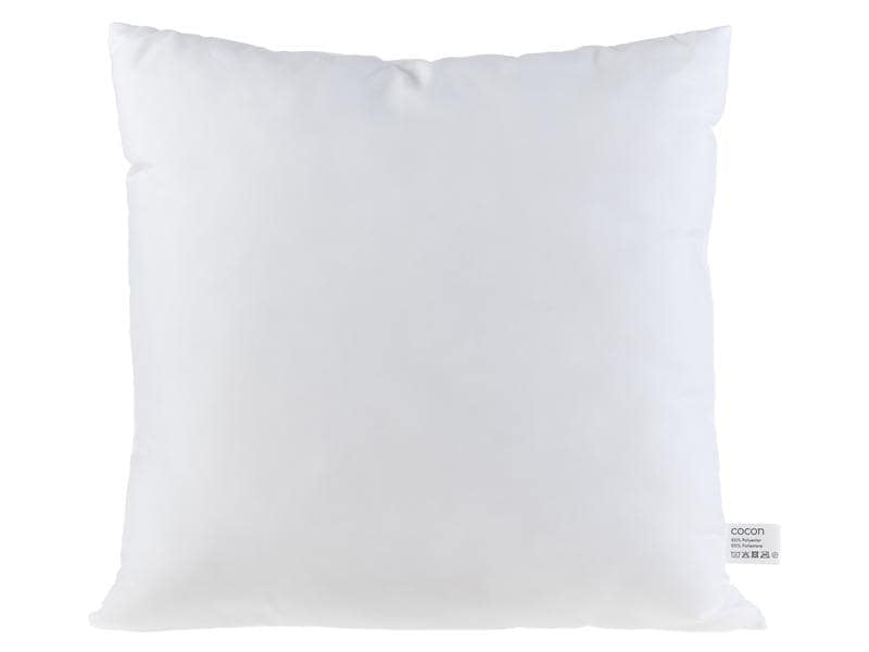 COCON Innenkissen – 50 × 50 cm, Polyesterfaser, Weiss