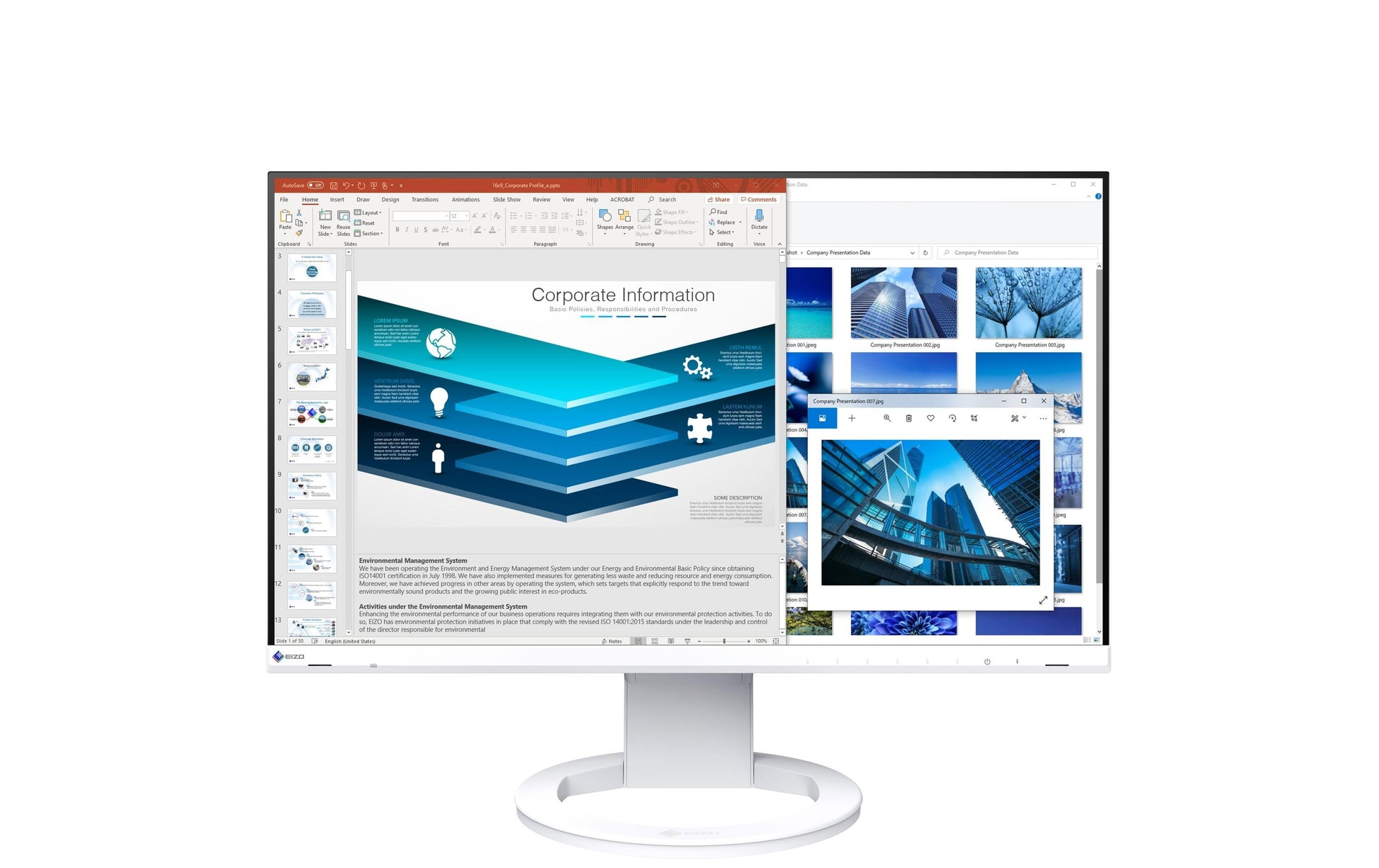 EIZO EV2480-Swiss Edition – Monitor, 23,8", IPS, 60 Hz, 250 cd/m², USB-C, Lautsprecher, VESA 100 × 100, Weiss