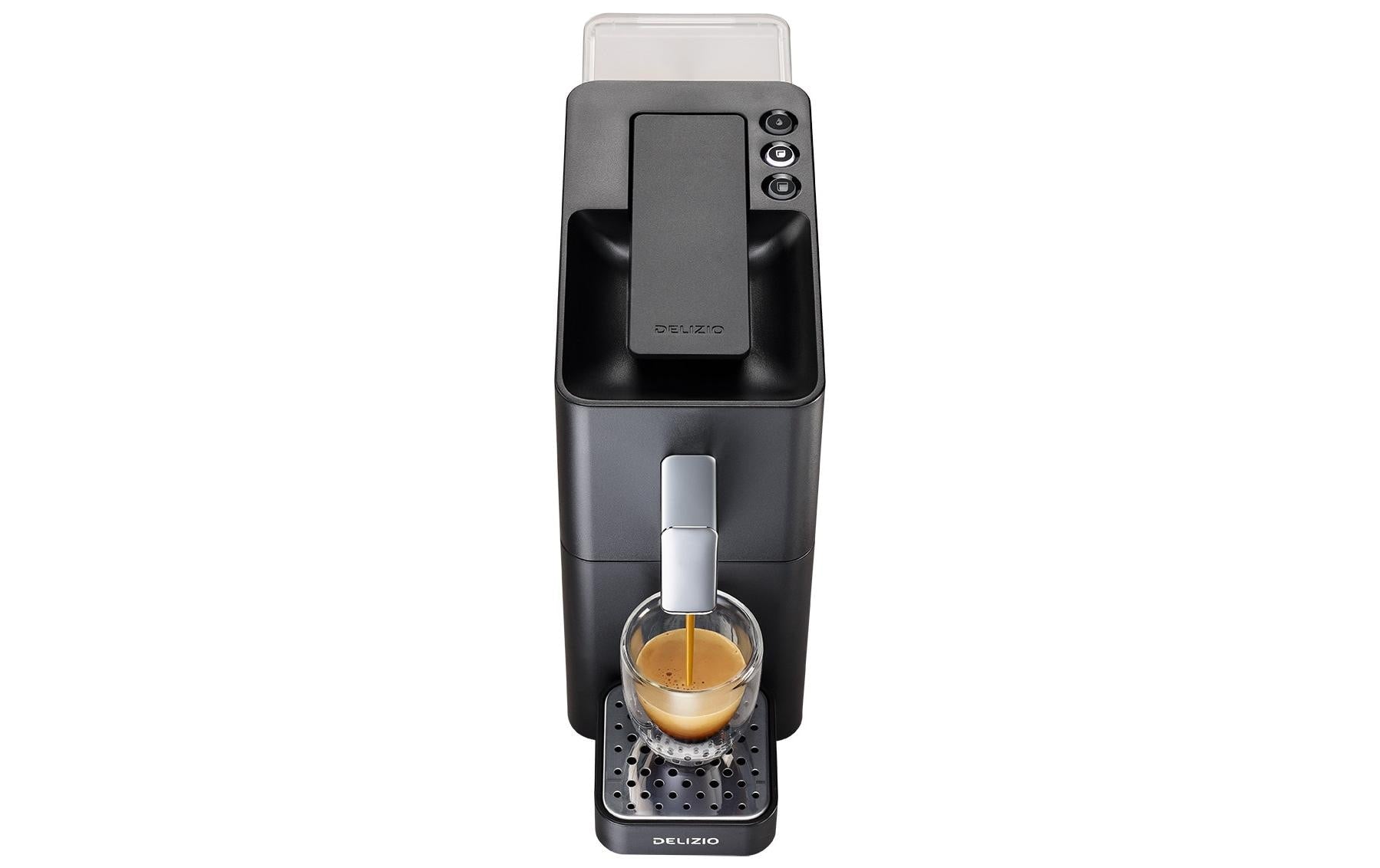 Delizio Carina Kapselmaschine – für Delizio-Kapseln, 19 bar, 0,9 l, Schwarz