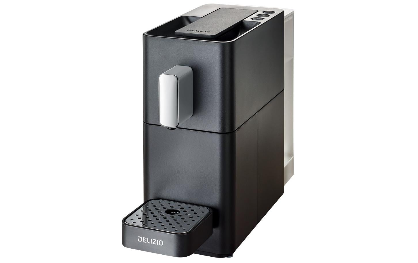 Delizio Carina Kapselmaschine – für Delizio-Kapseln, 19 bar, 0,9 l, Schwarz