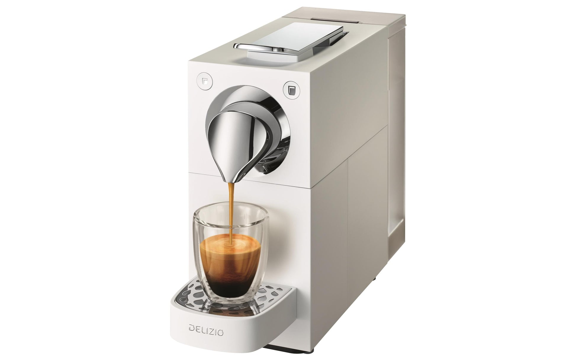 Delizio Kapselmaschine – für Delizio-Kapseln, 19 bar, 1 l, Weiss