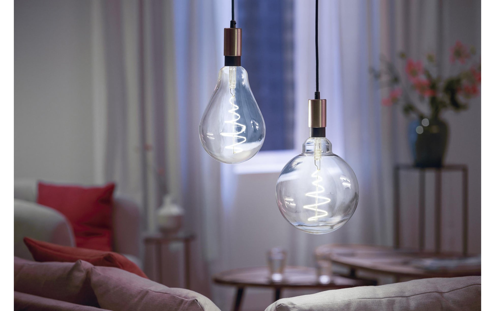 WiZ LED-Leuchtmittel G200 E27 – 6,7 W dimmbar, 470 lm, 2700–6500 K, für Matter und WLAN, klar