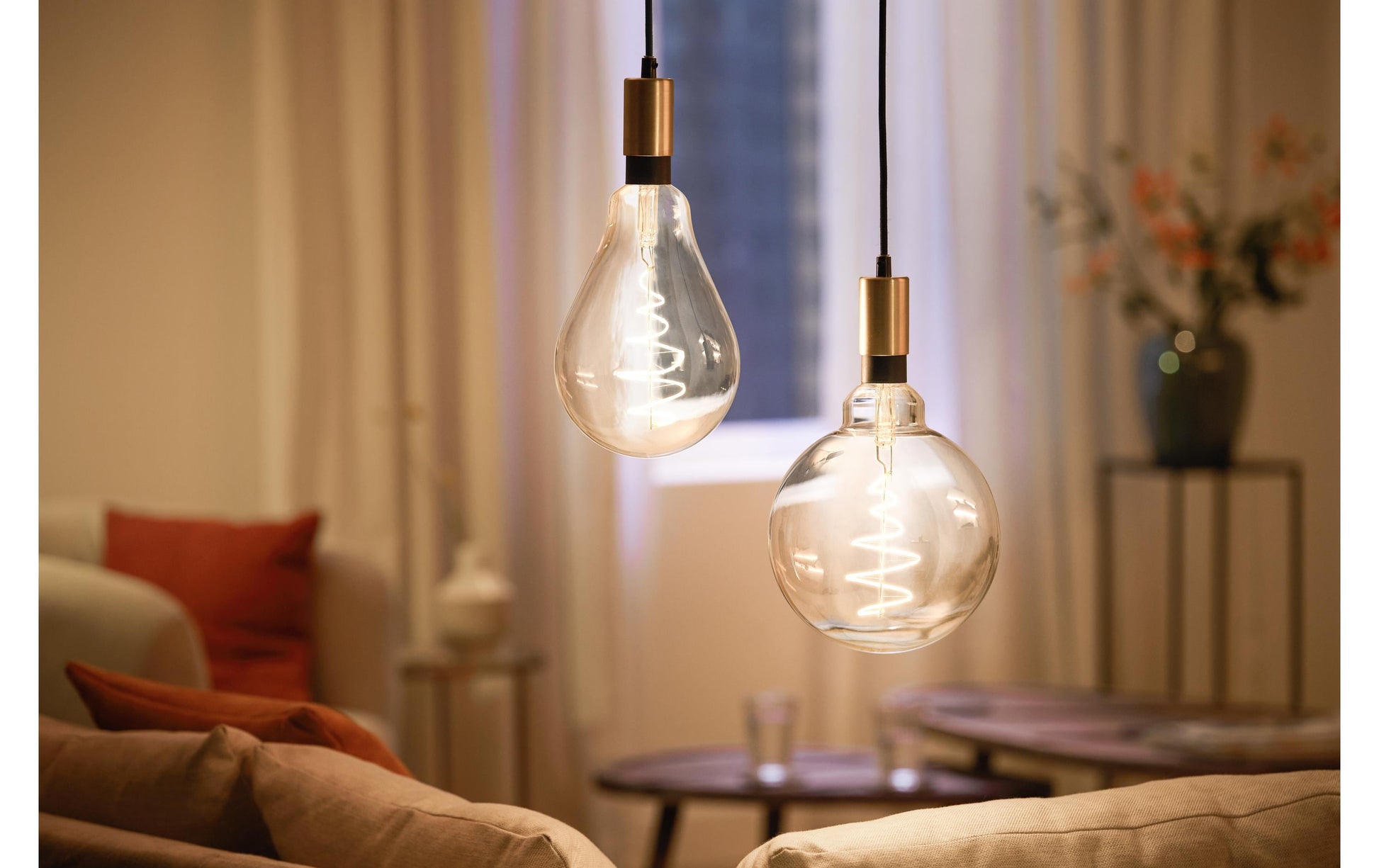 WiZ LED-Leuchtmittel G200 E27 – 6,7 W dimmbar, 470 lm, 2700–6500 K, für Matter und WLAN, klar