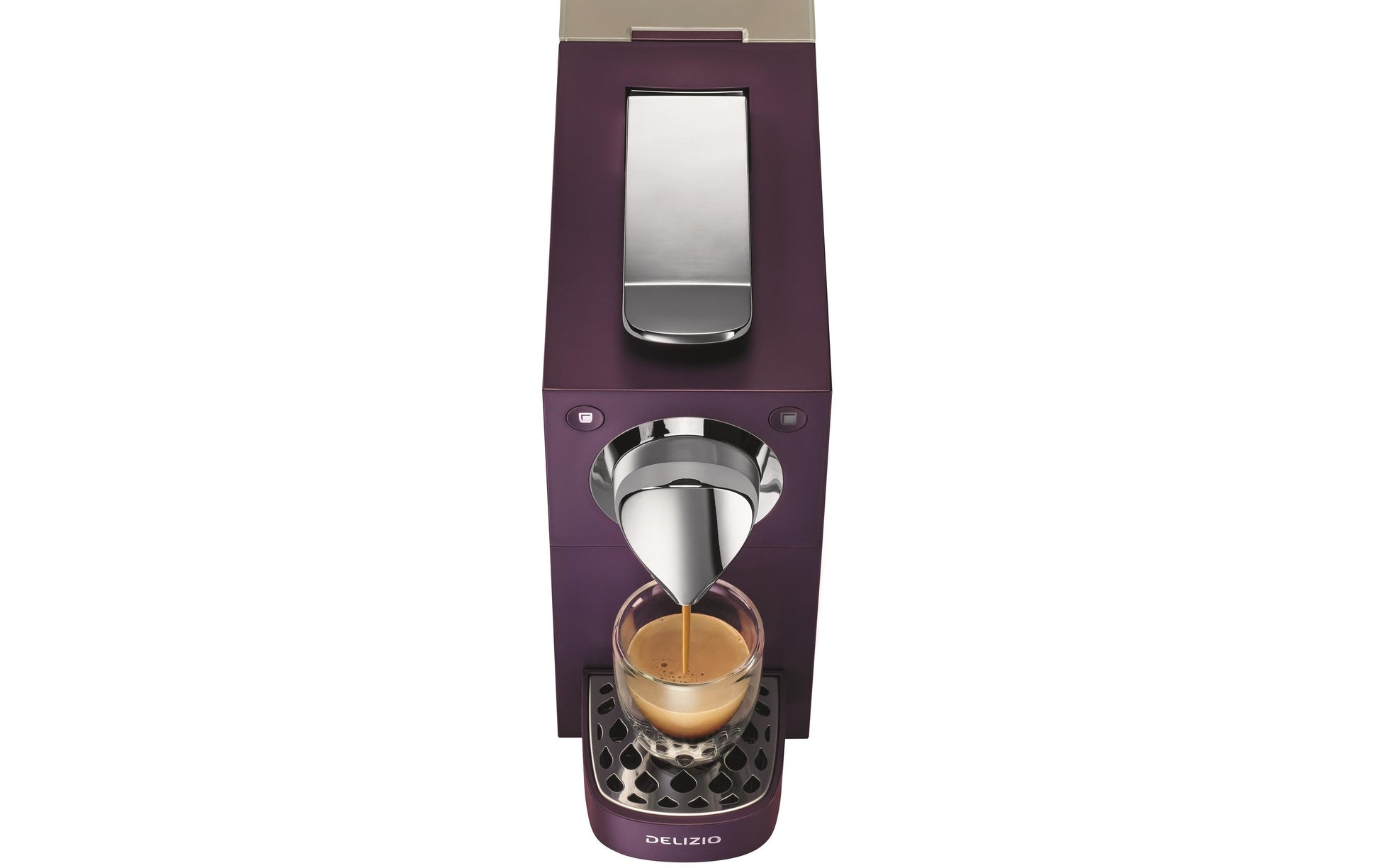 Delizio Una Automatic Kapselmaschine – für Delizio-Kapseln, 19 bar, 1 l, Violett