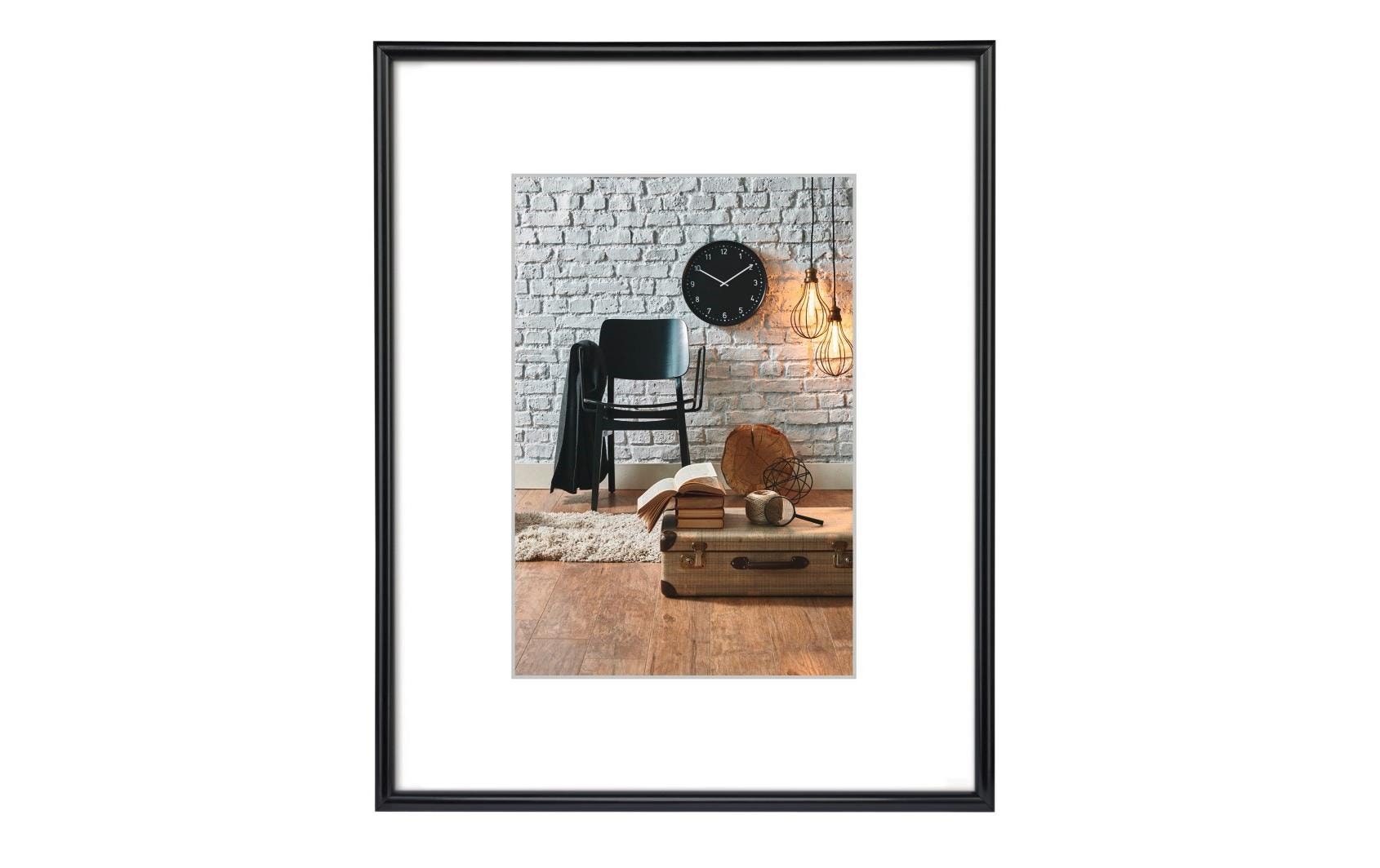 Hama Bilderrahmen – für 10 × 15 cm – Kunststoff, Schwarz