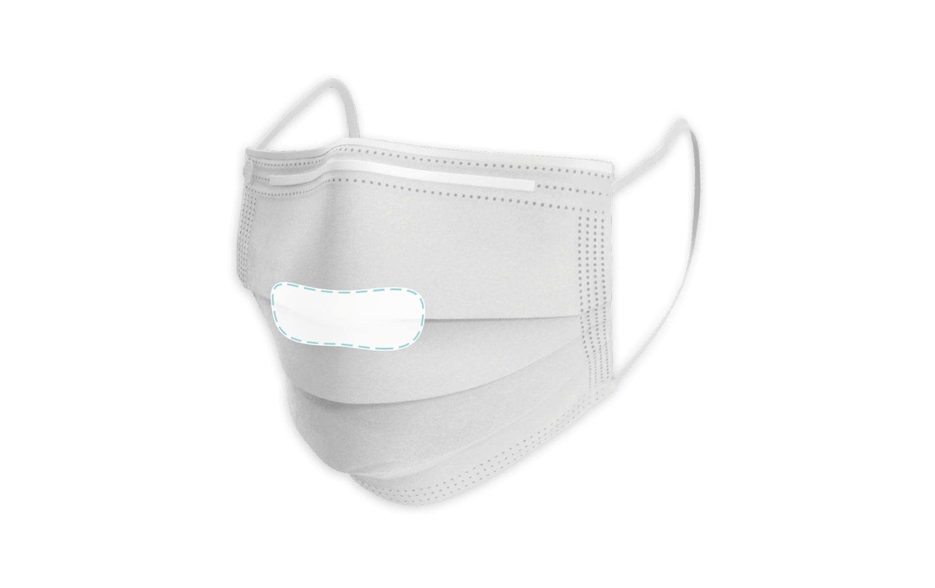 Scenty menthy Aromasticker – weiss – 10 Stk. – für Hygienemaske