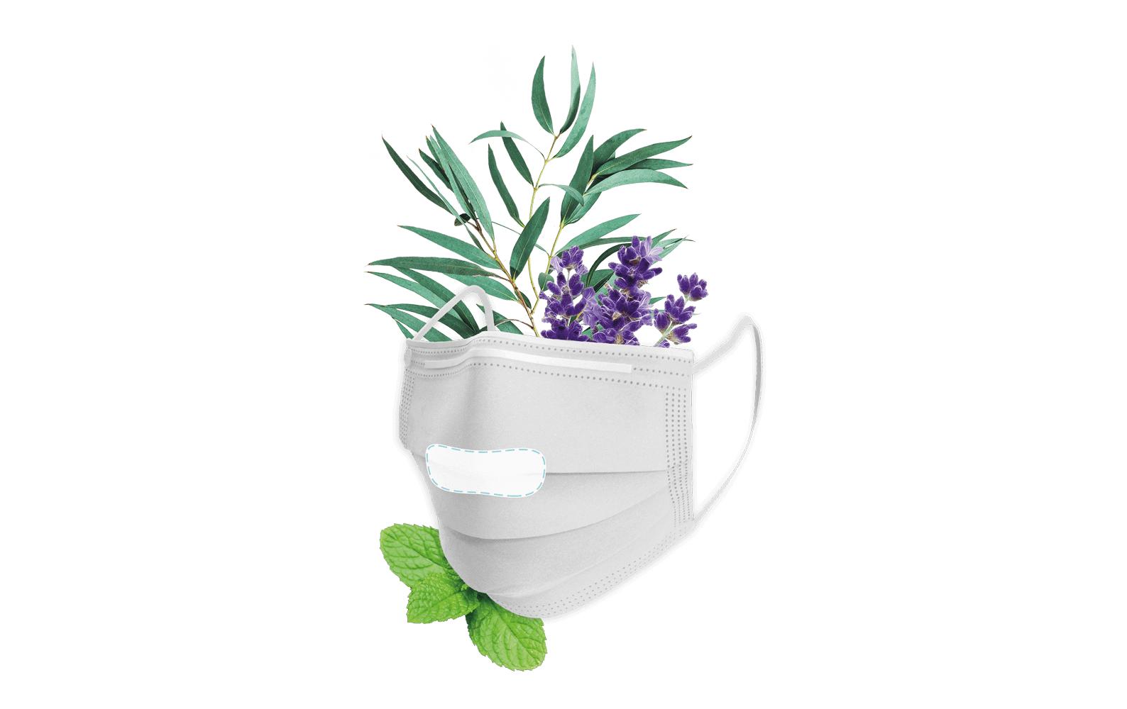 Scenty menthy Aromasticker – weiss – 10 Stk. – für Hygienemaske