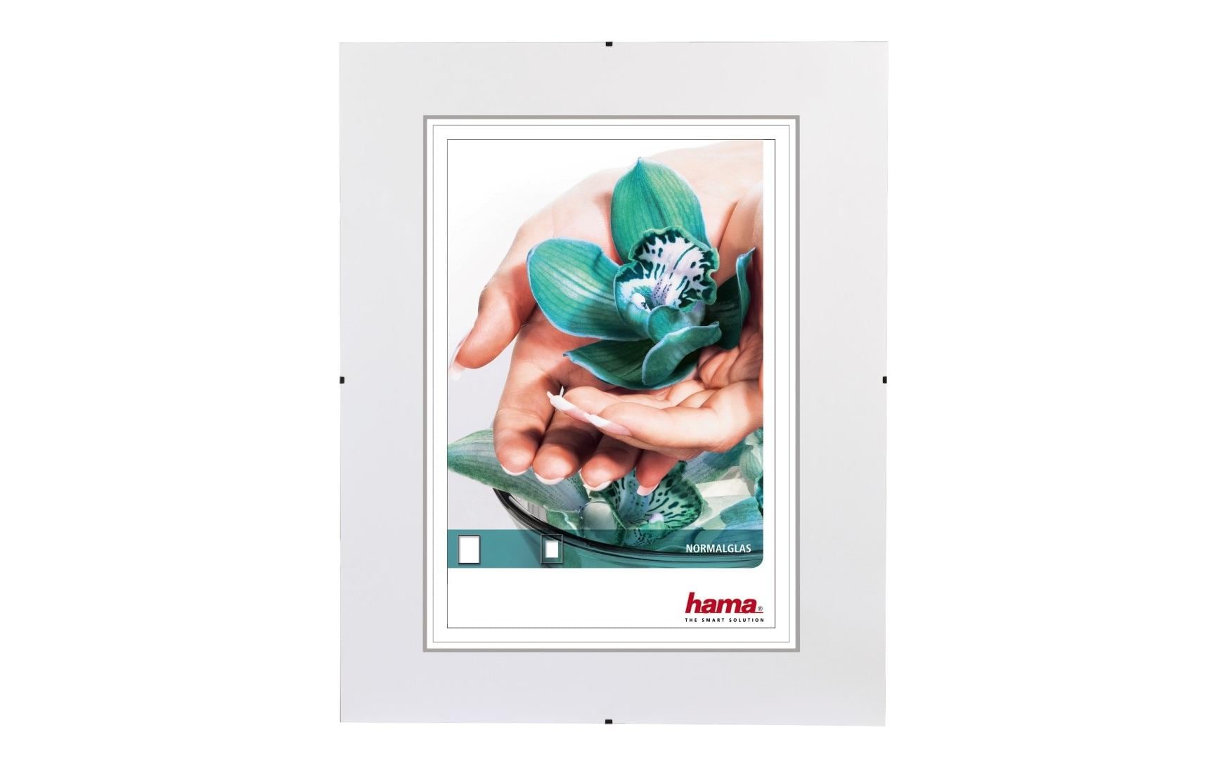 Hama Bilderrahmen – für 9 × 13 cm – Kunststoff, Transparent