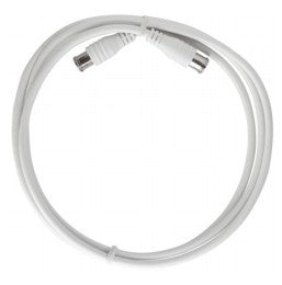 Axing SAT-Anschlusskabel – 5 m, F-Stecker – Weiss