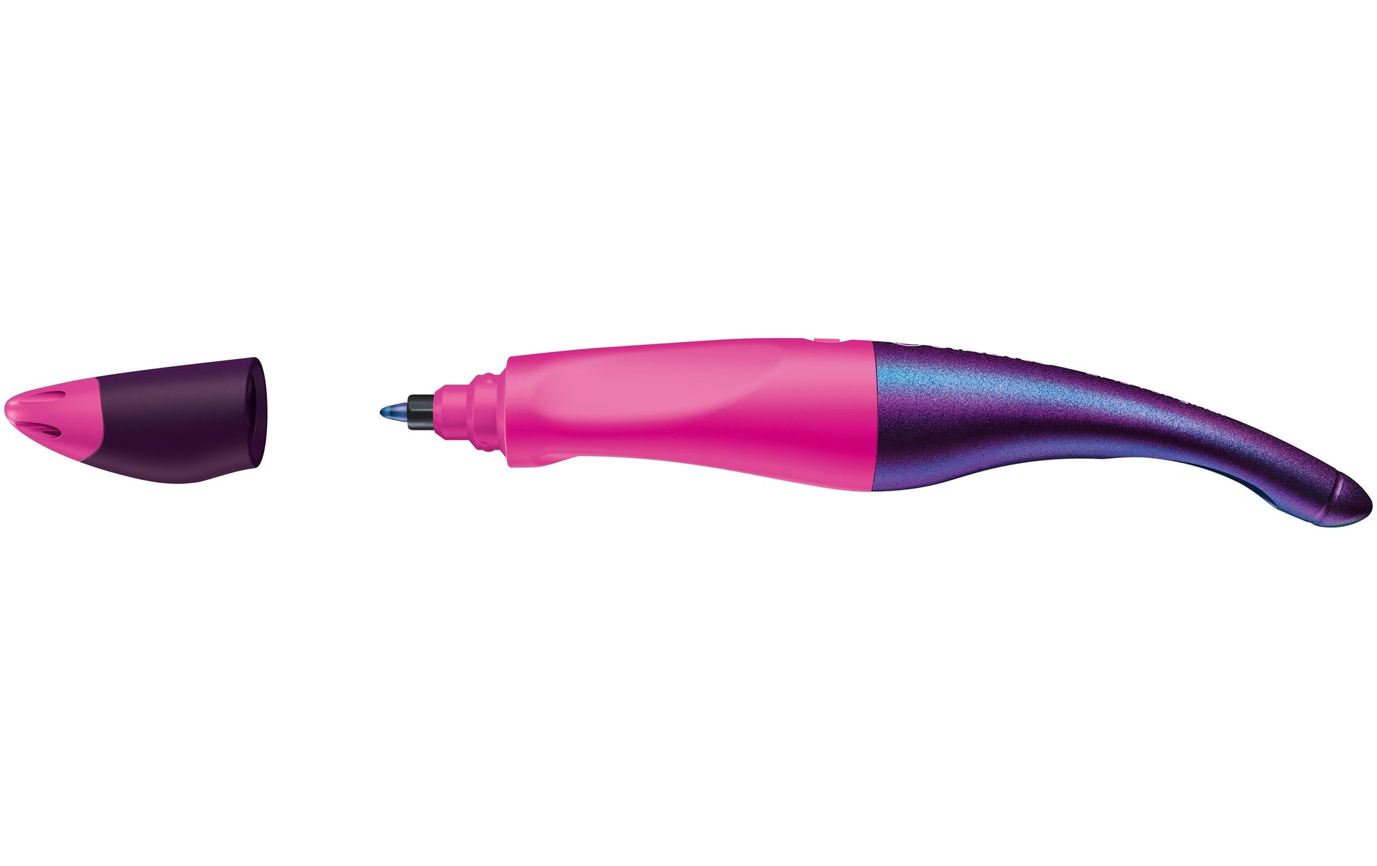 STABILO EASYoriginal – Tintenroller, 0,5 mm, blau, rosa, für Rechtshänder