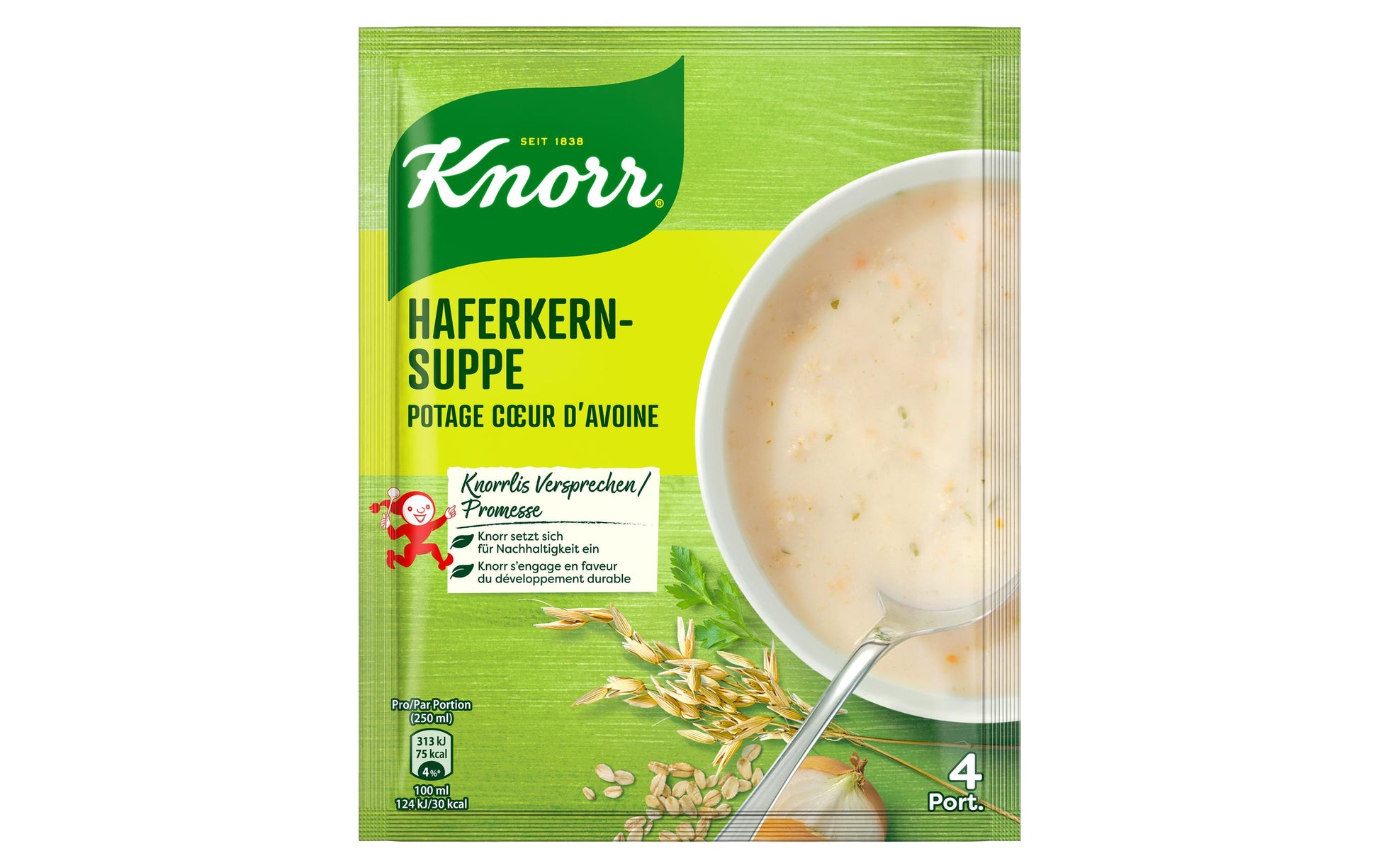 Knorr Creme-Suppe Haferkern Beutel – 75 g