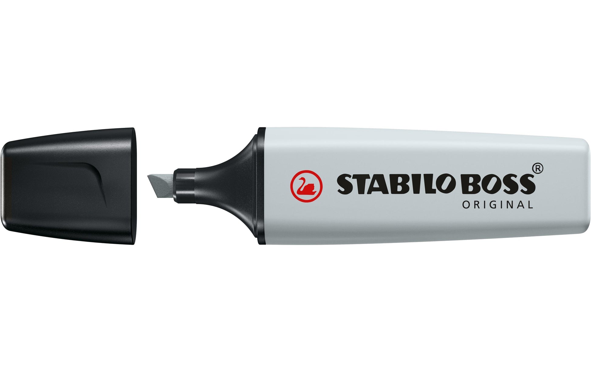 STABILO BOSS Original Textmarker seidengrau – Keilspitze, 2–5 mm