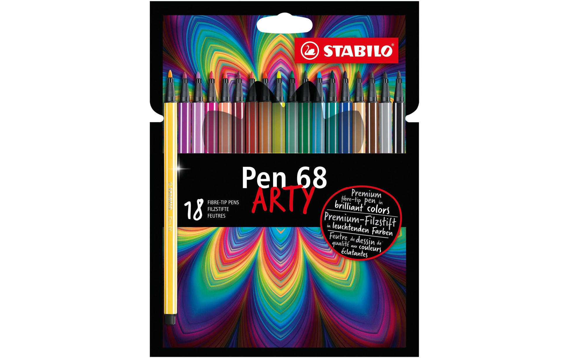STABILO Filzstifte, Strichbreite 1 mm, 18 Farben