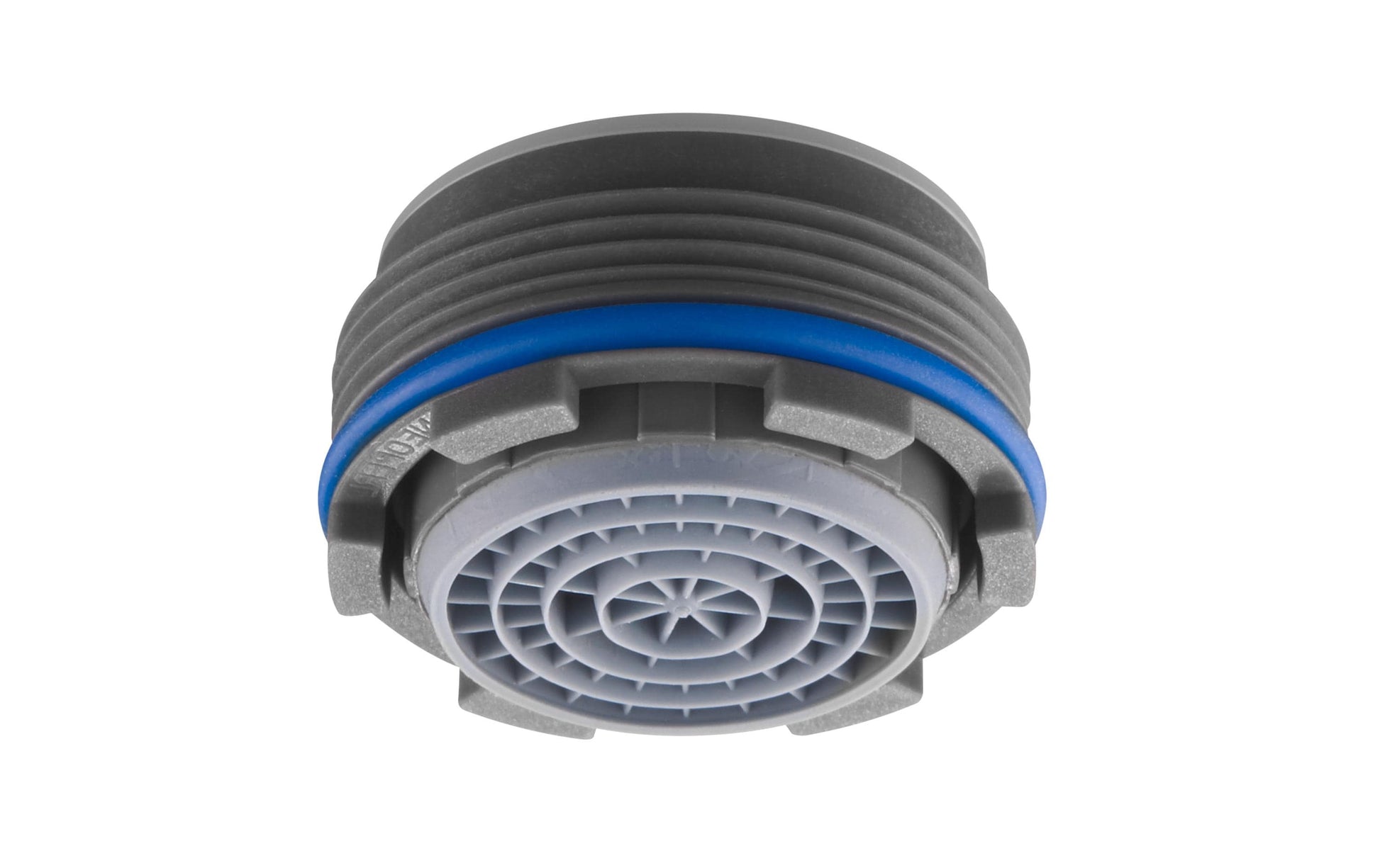NEOPERL Armaturenanschluss CACHÉ CASCADE SLC PCA – 1,5 cm, Kunststoff, 7 l/min, Grau, 5er-Set