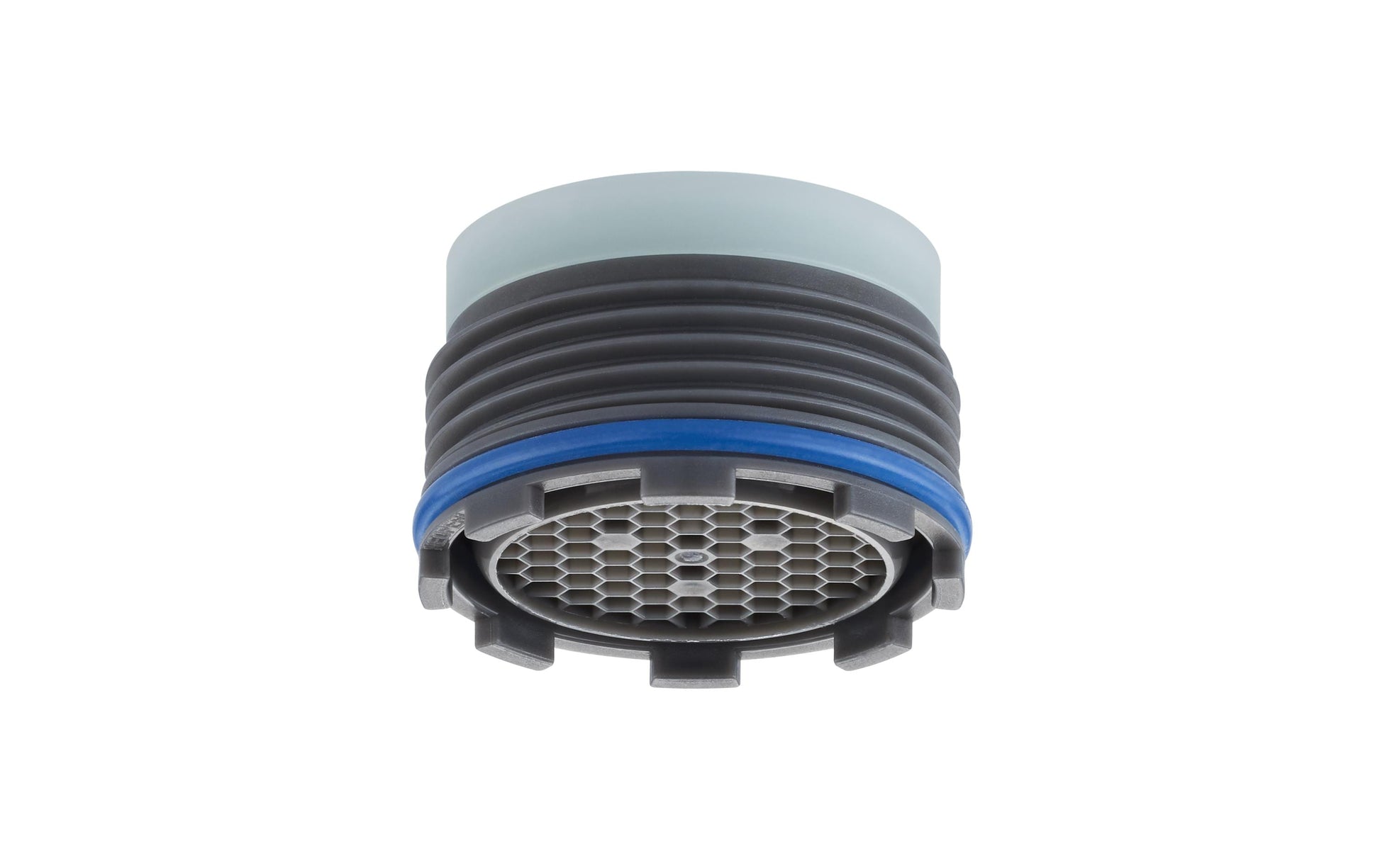 NEOPERL Armaturenanschluss CACHÉ HONEYCOMB PCA – 1,4 cm, Kunststoff, 7 l/min, Grau, 5er-Set