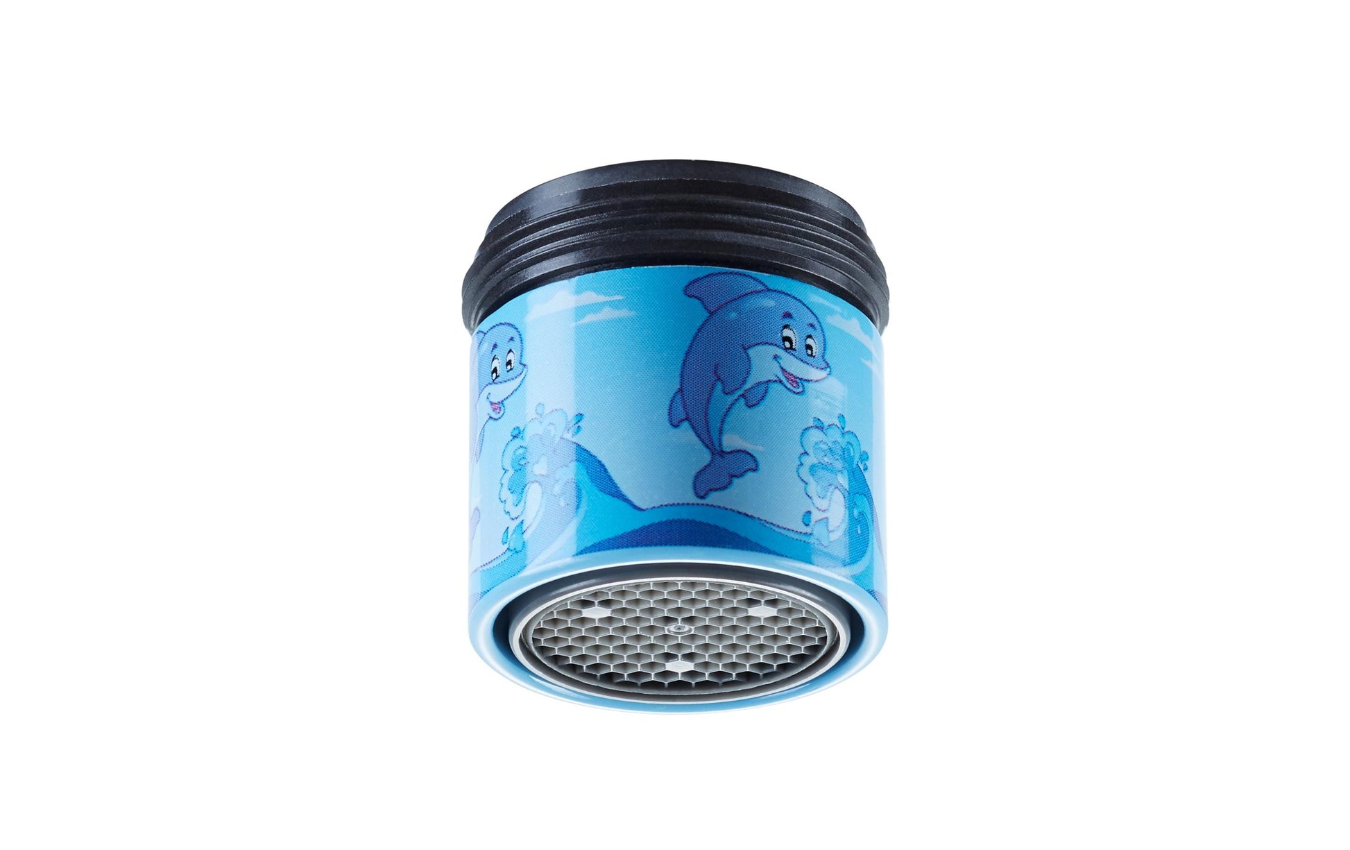 NEOPERL Armaturenbelüfter Dolphin – für M22×1 und M24×1, Kunststoff, ~5 l/min, Schwarz/Blau
