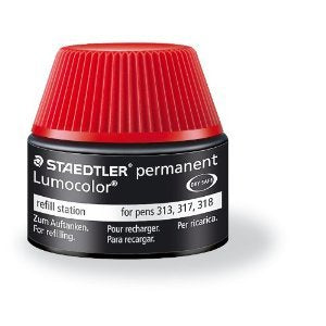 Staedtler Marker-Nachfüllung für Lumocolor permanent 313, 314, 317 + 1 weitere – 15 ml