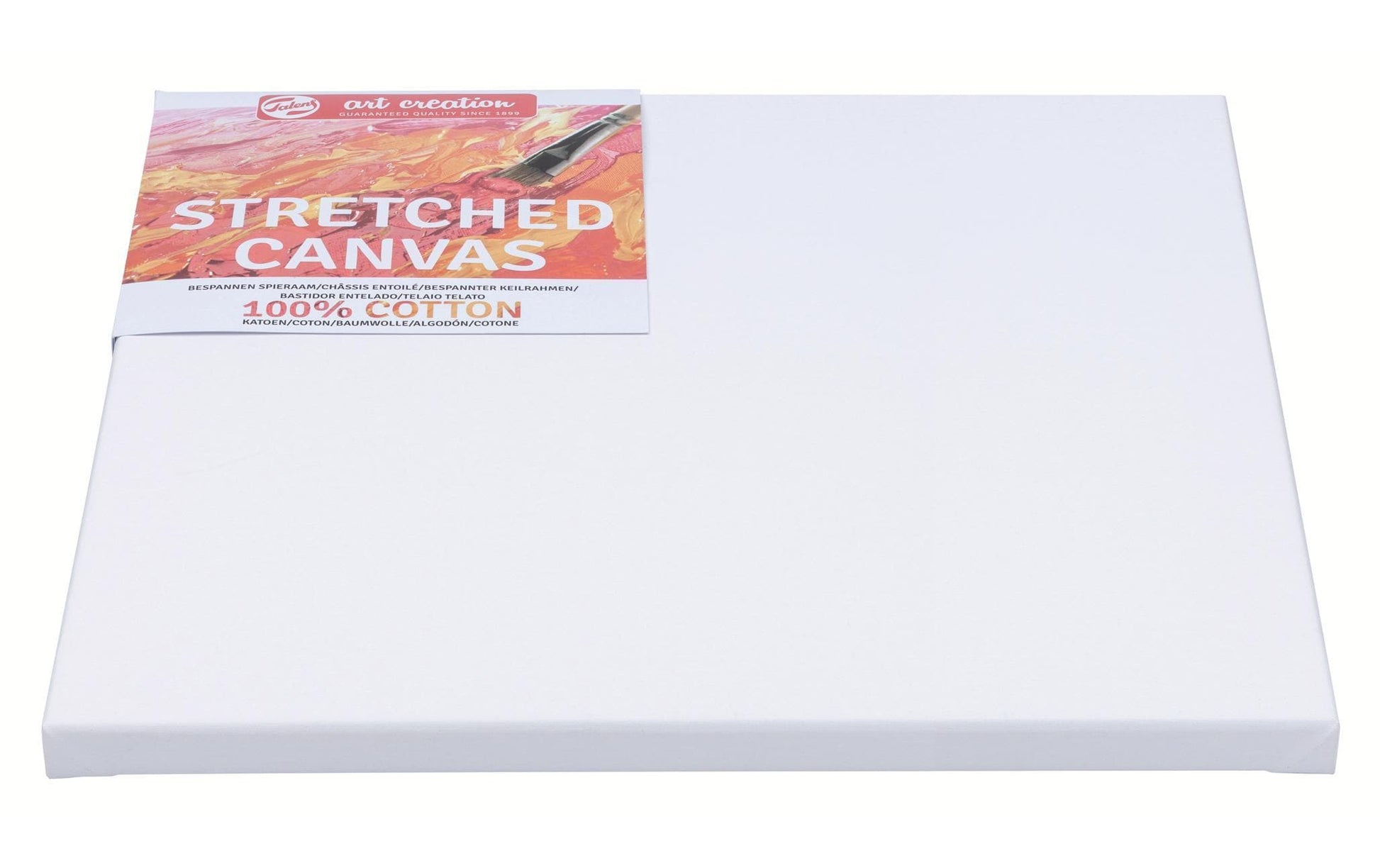 Talens Vorgespannte Leinwand, Baumwolle, 80 × 100 × 2 cm, Beige