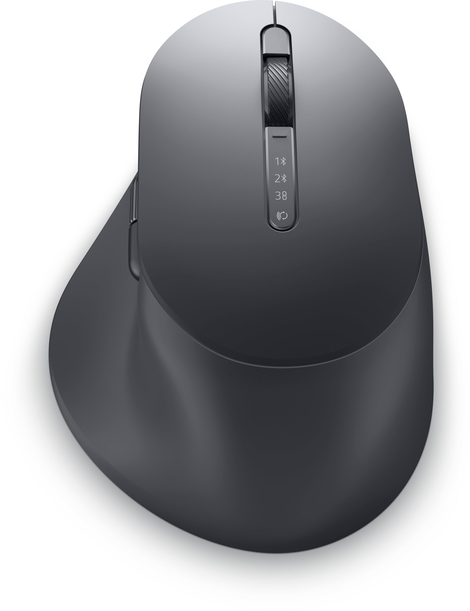 Dell MS900 Ergonomische Maus – kabellos, Bluetooth + 2,4 GHz, 7 Tasten, für Rechtshänder, Graphit