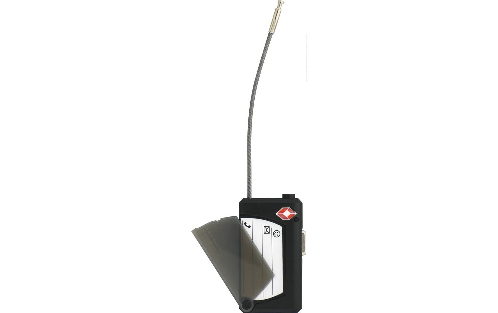 ABUS Gepäckschloss, Zahlenschloss – für Koffer – Bügelhöhe 40 mm – Schwarz, Kunststoff – 148TSA/30 B