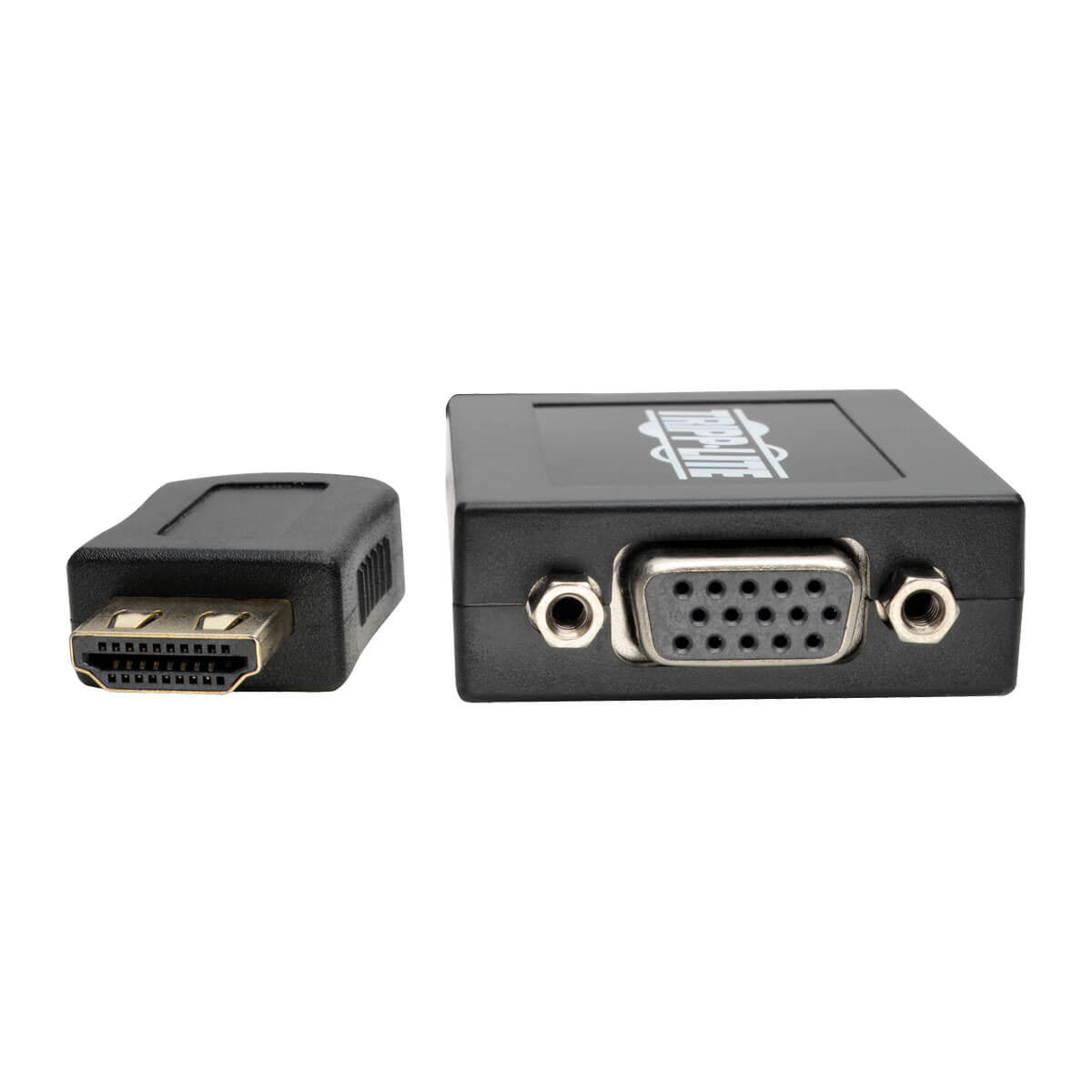 Tripp Lite P131-06N HDMI zu VGA Adapter – 1920 × 1200, mit 3,5 mm Audio, 0,15 m – Schwarz