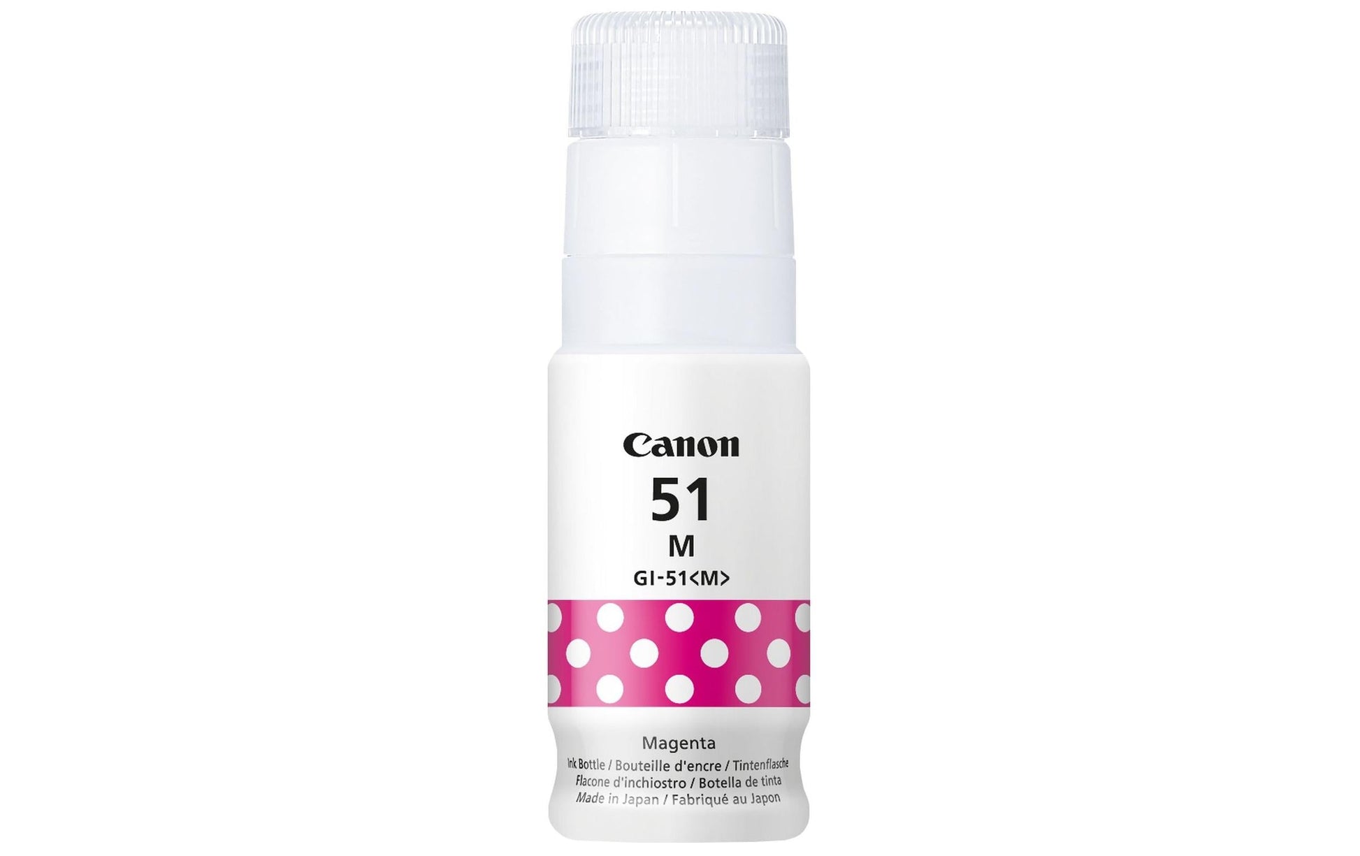 Canon Tintenpatrone GI-51, Magenta, 70 ml – für Inkjetdrucker, Multifunktionsgeräte