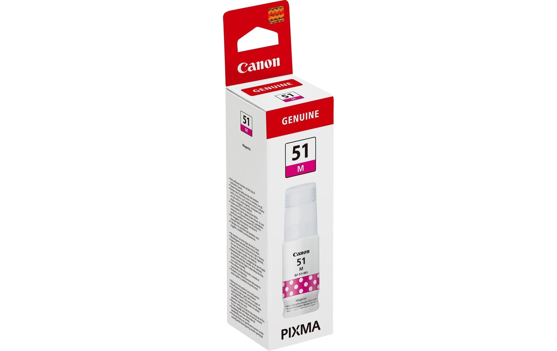 Canon Tintenpatrone GI-51, Magenta, 70 ml – für Inkjetdrucker, Multifunktionsgeräte