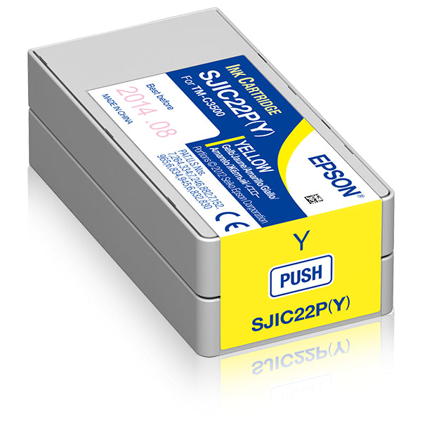 Epson Tintenpatrone SJI-C-22-P-(Y), Gelb, 32,5 ml