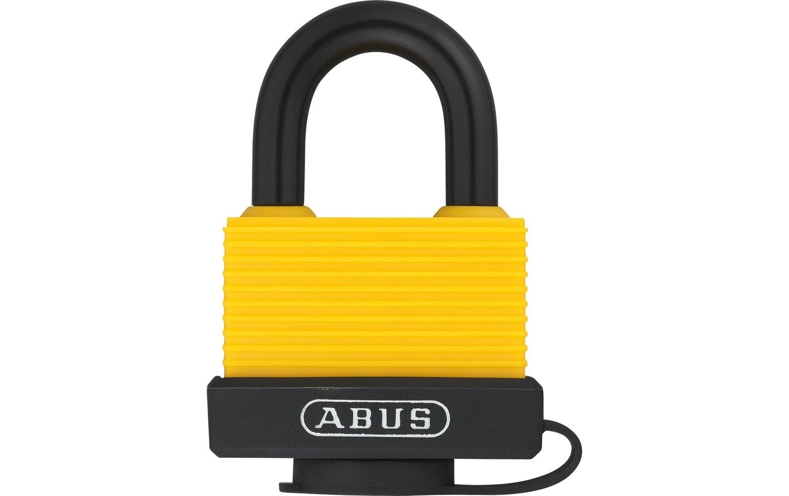 ABUS 70AL/45 Mechanisches Vorhängeschloss – Aluminium, Bügel 25×20 mm, Sicherheitslevel 5, Aussen, Gelb