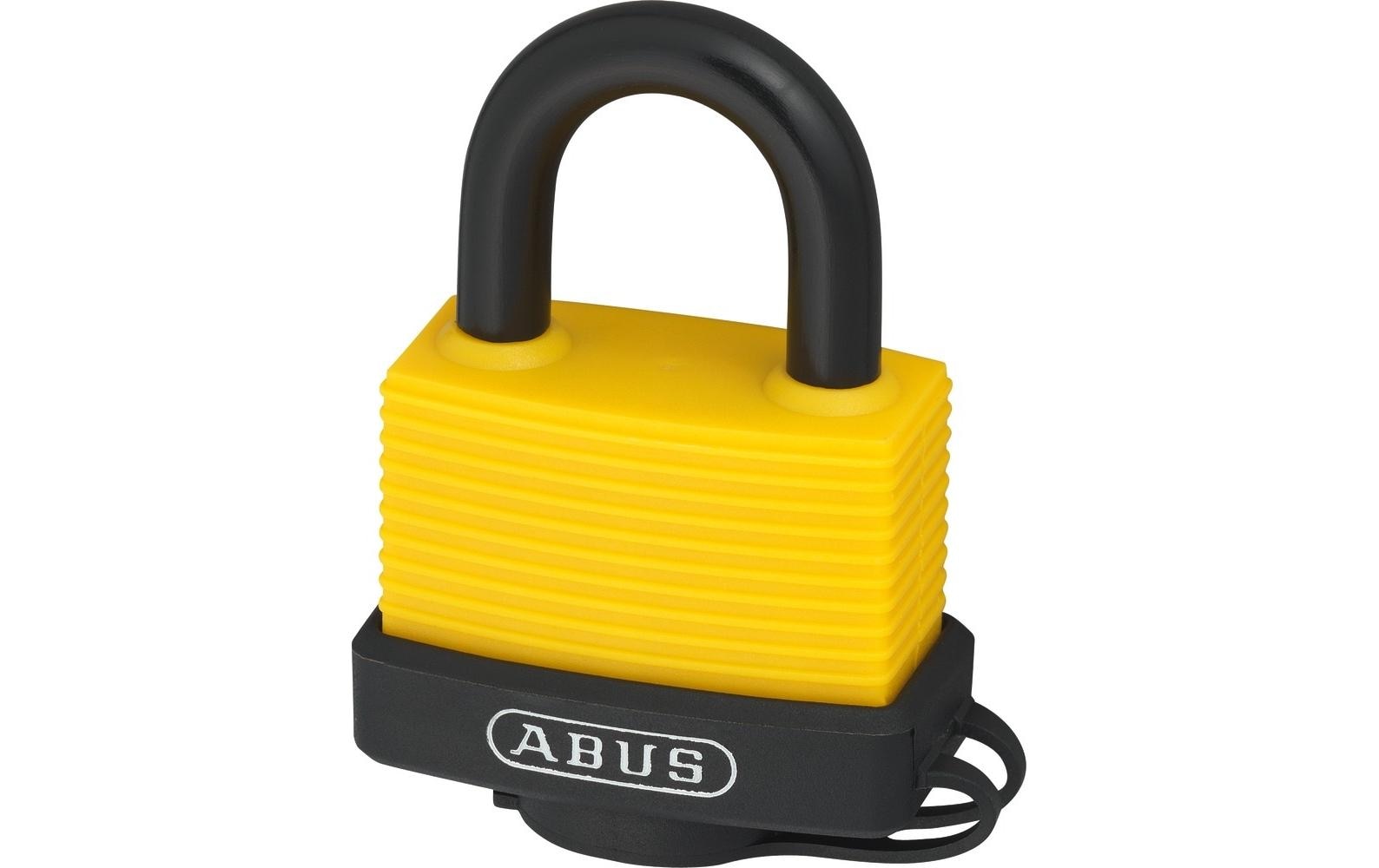 ABUS 70AL/45 Mechanisches Vorhängeschloss – Aluminium, Bügel 25×20 mm, Sicherheitslevel 5, Aussen, Gelb