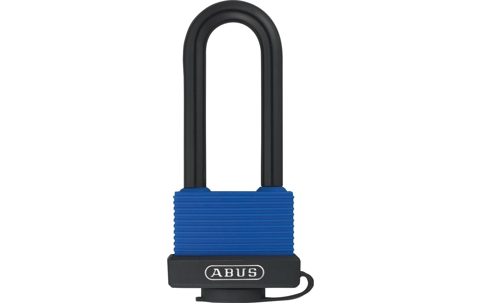 ABUS 70IB/45HB63 Mechanisches Vorhängeschloss – Messing, Bügel H×B 63×20 mm, Ø8 mm, Sicherheitsstufe 5, Blau
