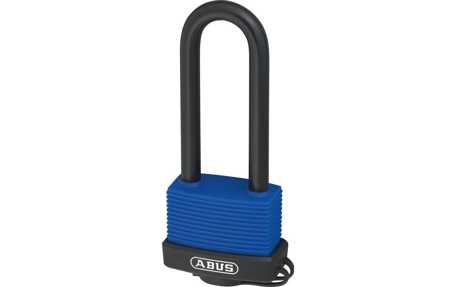 ABUS 70IB/45HB63 Mechanisches Vorhängeschloss – Messing, Bügel H×B 63×20 mm, Ø8 mm, Sicherheitsstufe 5, Blau