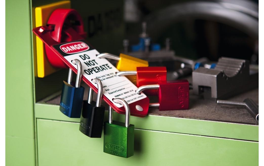 ABUS 72/40 Mechanisches Vorhängeschloss – Aluminium, Bügel 26,5×19,5 mm, Sicherheitslevel 6, Aussen, Rot