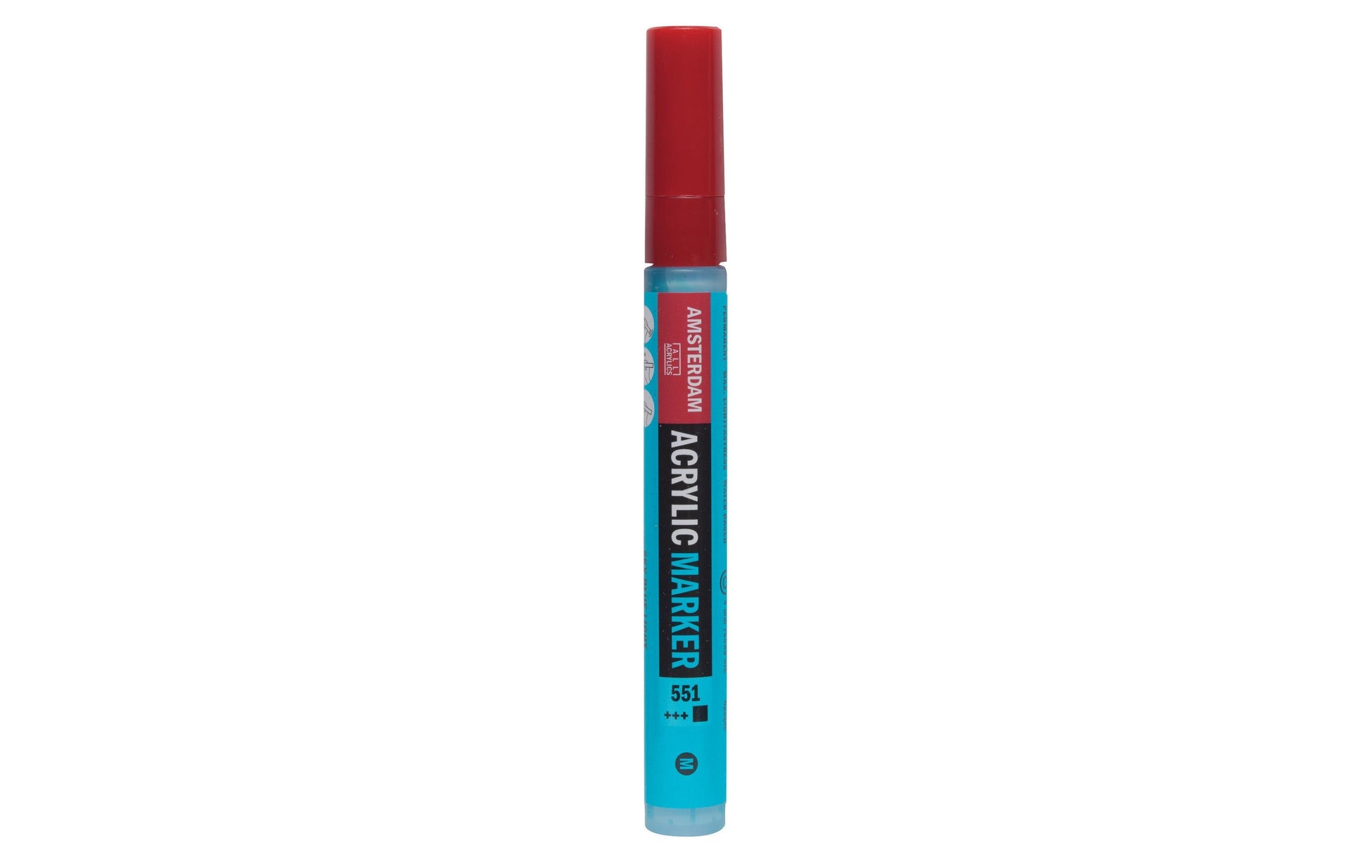 Royal Talens Amsterdam – Acrylmarker – Rundspitze, 4 mm, Hellblau, 1 Stück