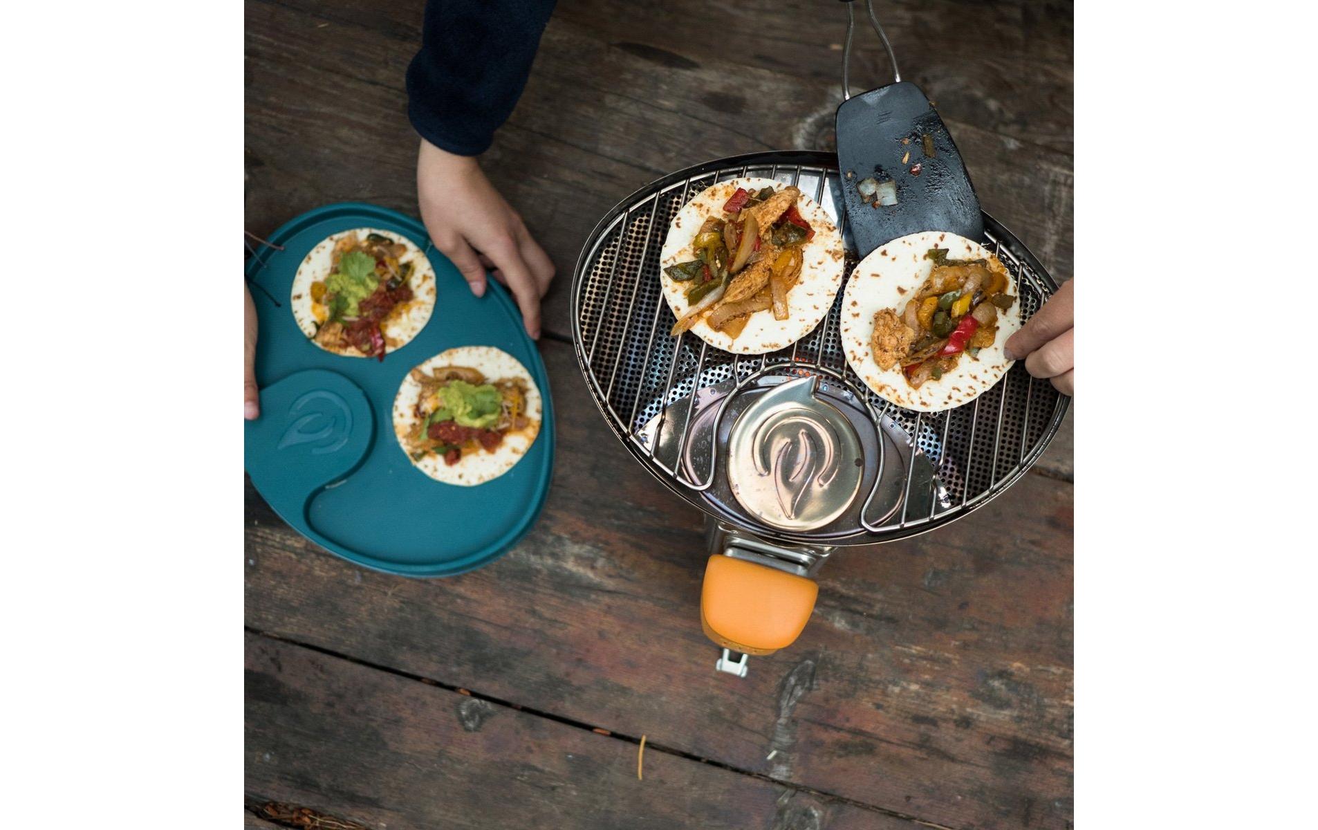 BioLite Campstove BNA0100 – Holzkohle, USB-Port, 935 g – Gelb/Edelstahl