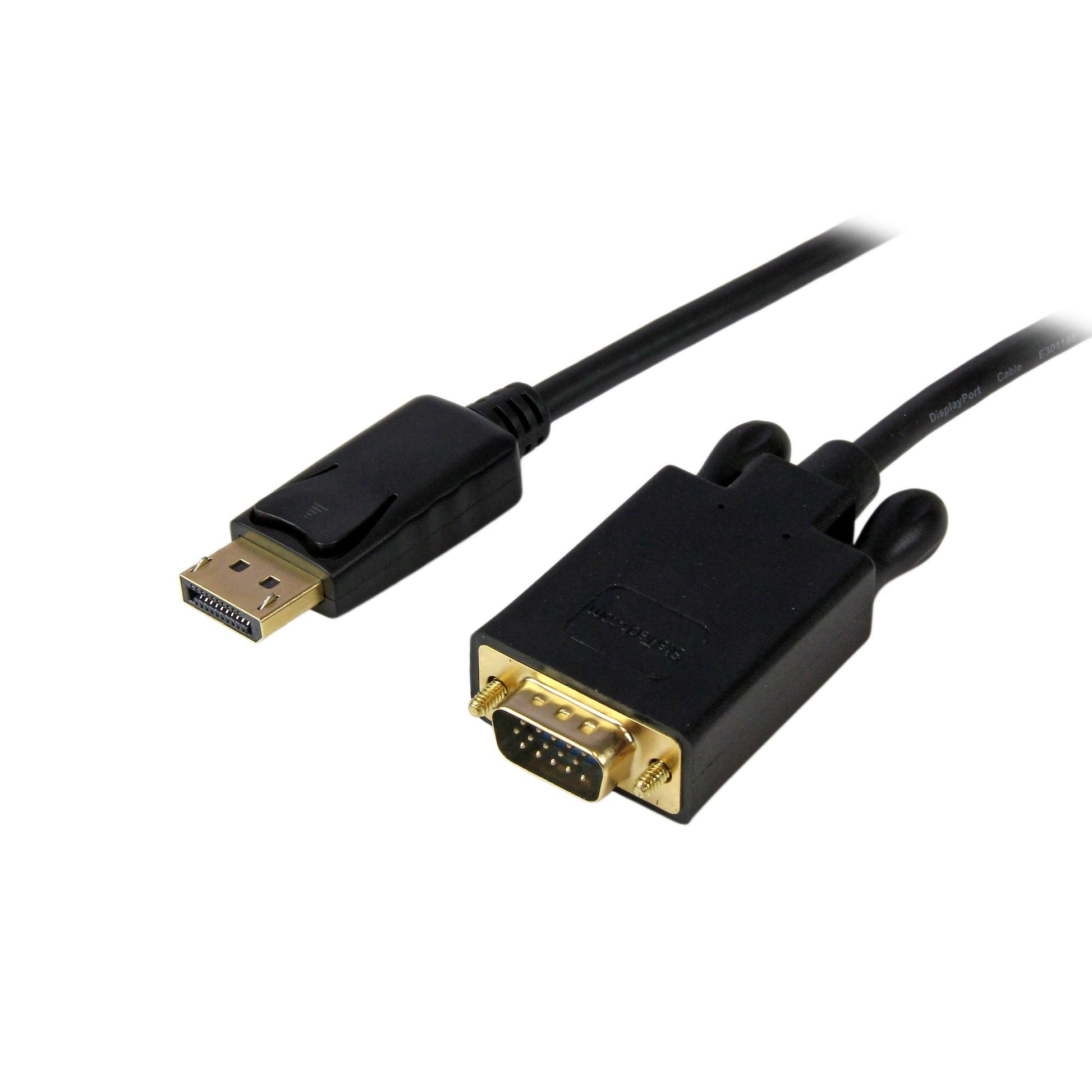 StarTech.com DisplayPort zu VGA Kabel – 2048 × 1280 @ 60 Hz, DisplayPort 1.2, 3 m, aktiv, schwarz