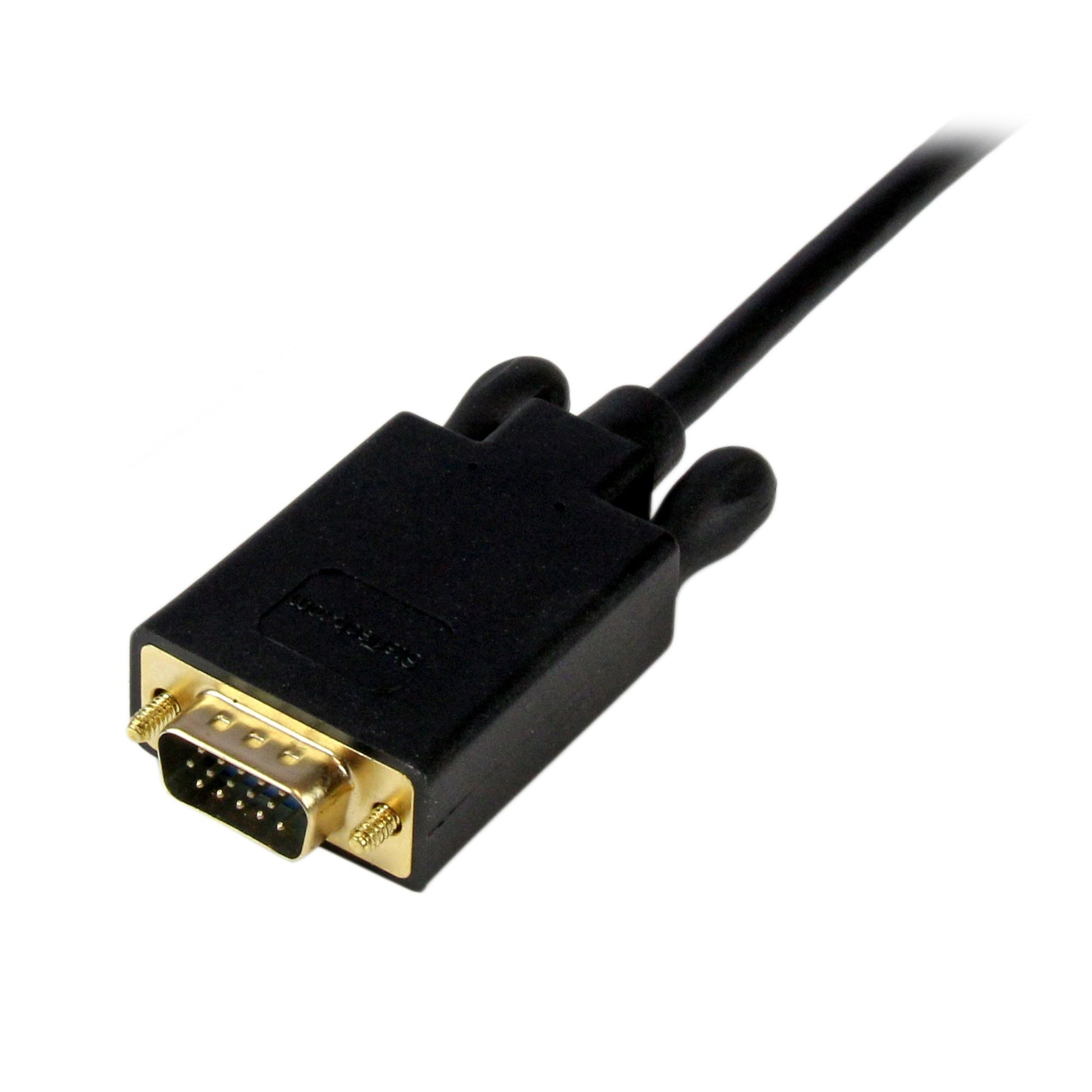 StarTech.com Mini DisplayPort zu VGA Kabel – 1920 × 1200, 1,83 m, aktiv, DisplayPort 1.2, HDCP 1.4 – Schwarz