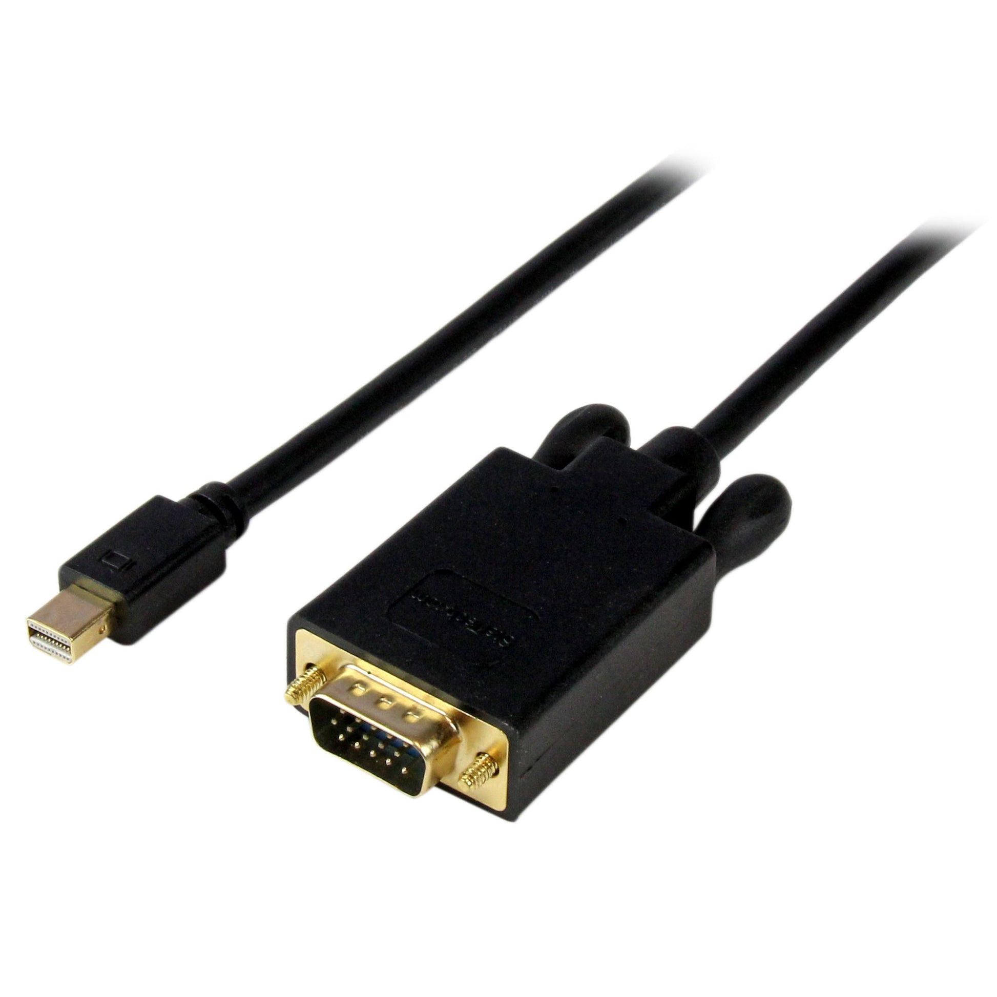 StarTech.com Mini DisplayPort zu VGA Kabel – 1920 × 1200, 1,83 m, aktiv, DisplayPort 1.2, HDCP 1.4 – Schwarz