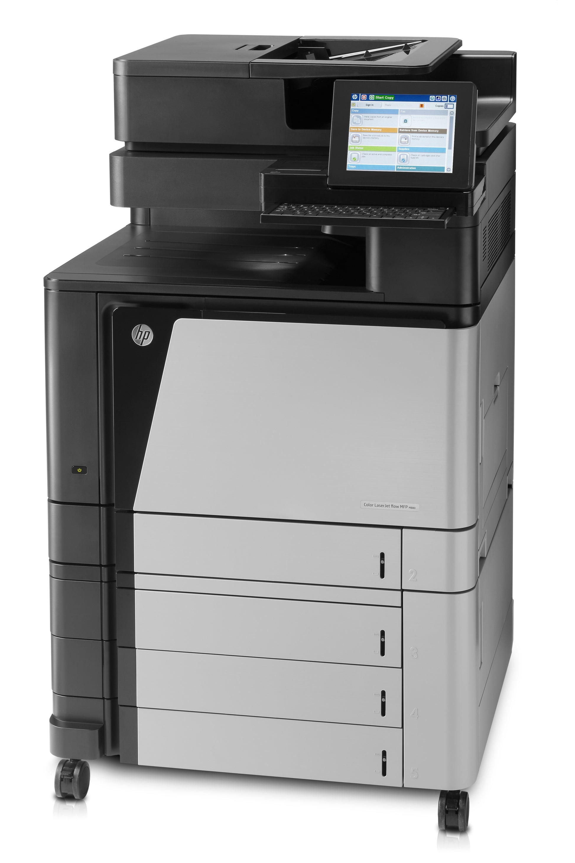 HP Color LaserJet Enterprise Flow MFP M880z – Farblaser-Multifunktionsdrucker, A3, 4-in-1, Duplex, ADF, LAN