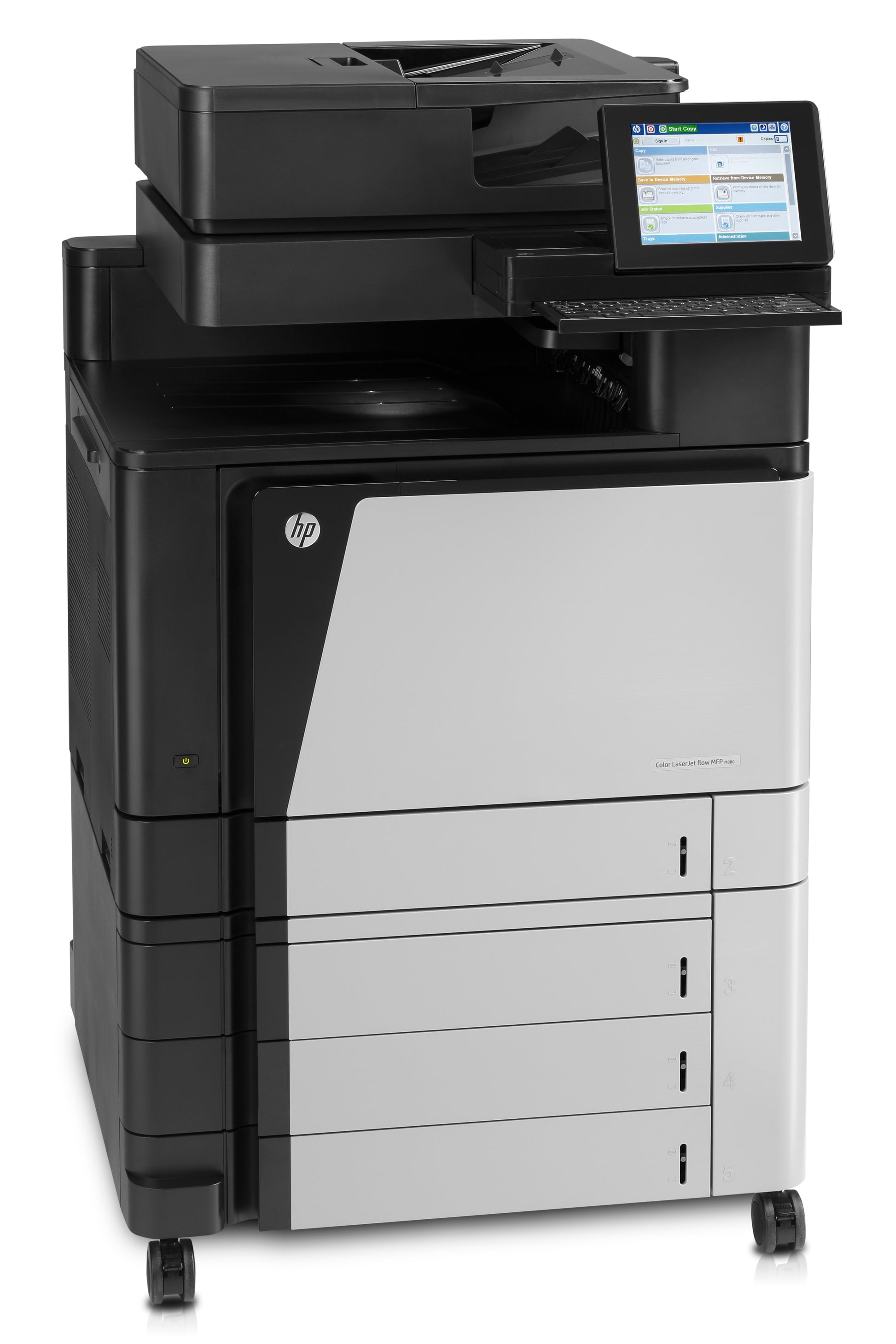 HP Color LaserJet Enterprise Flow MFP M880z – Farblaser-Multifunktionsdrucker, A3, 4-in-1, Duplex, ADF, LAN