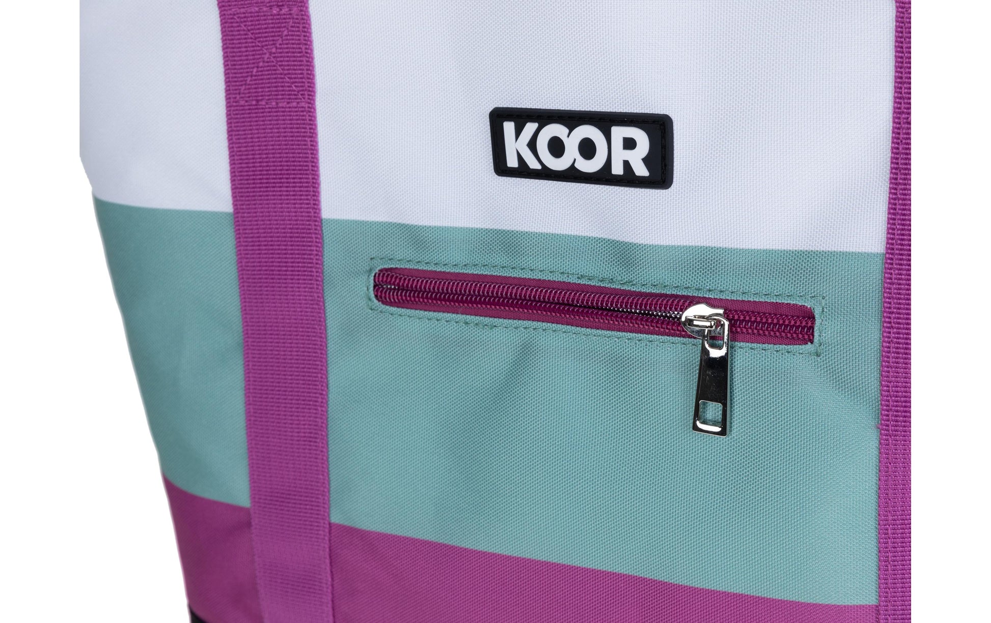 KOOR Lido 10 – Kühltasche, 10 l, Polyester, Olivgrün, Muster, 46 × 30 × 16 cm