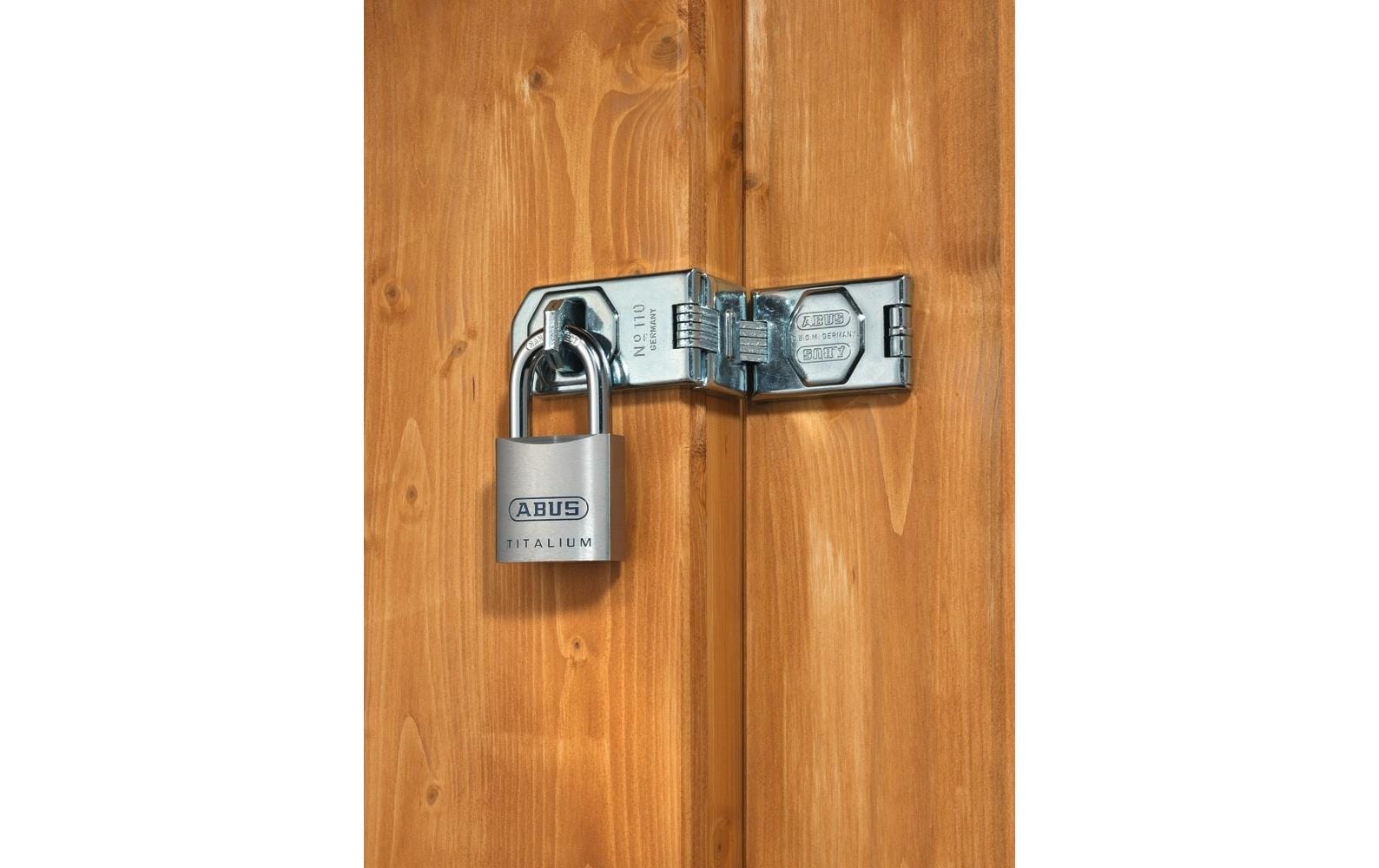 ABUS 80TI/40HB40 Mechanisches Vorhängeschloss – Aluminium, Bügel 40×20,5 mm, Sicherheitsstufe 6, Aussen, Silber