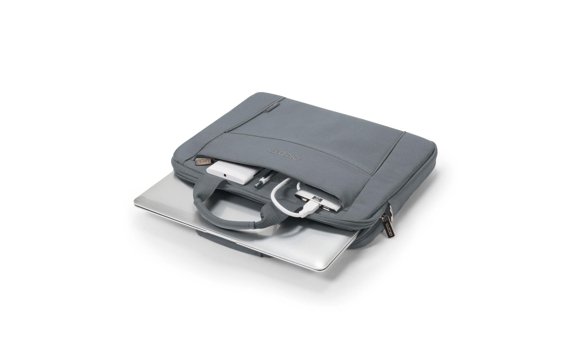 DICOTA Notebook-Tasche für bis 12,5" – aus recyceltem PET – Grau
